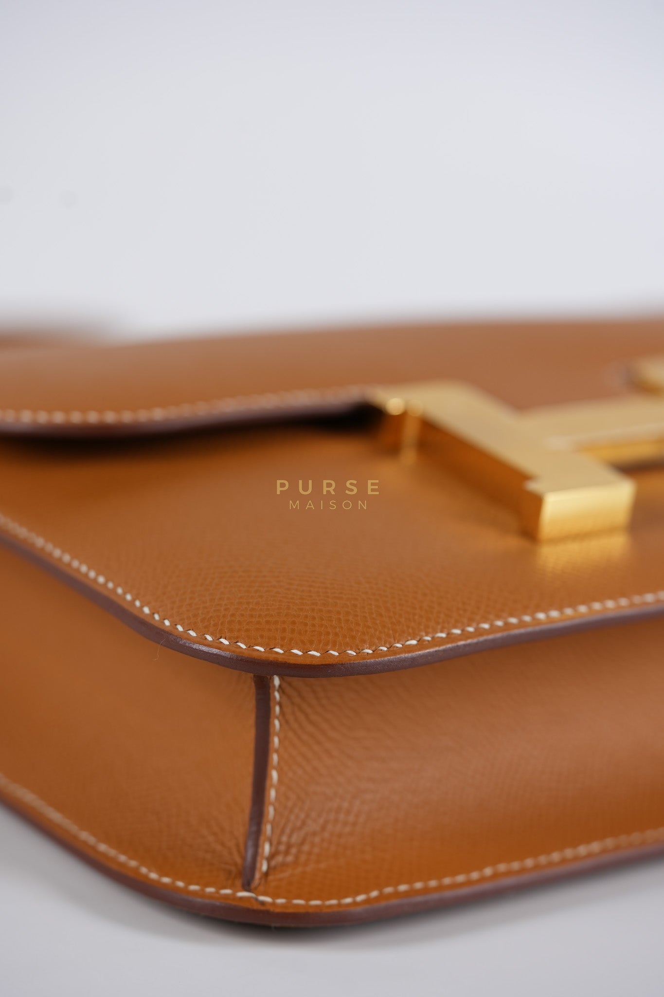 Constance 24 Gold in Epsom Leather and Gold Hardware Stamp K (2025) | Purse Maison Luxury Bags Shop