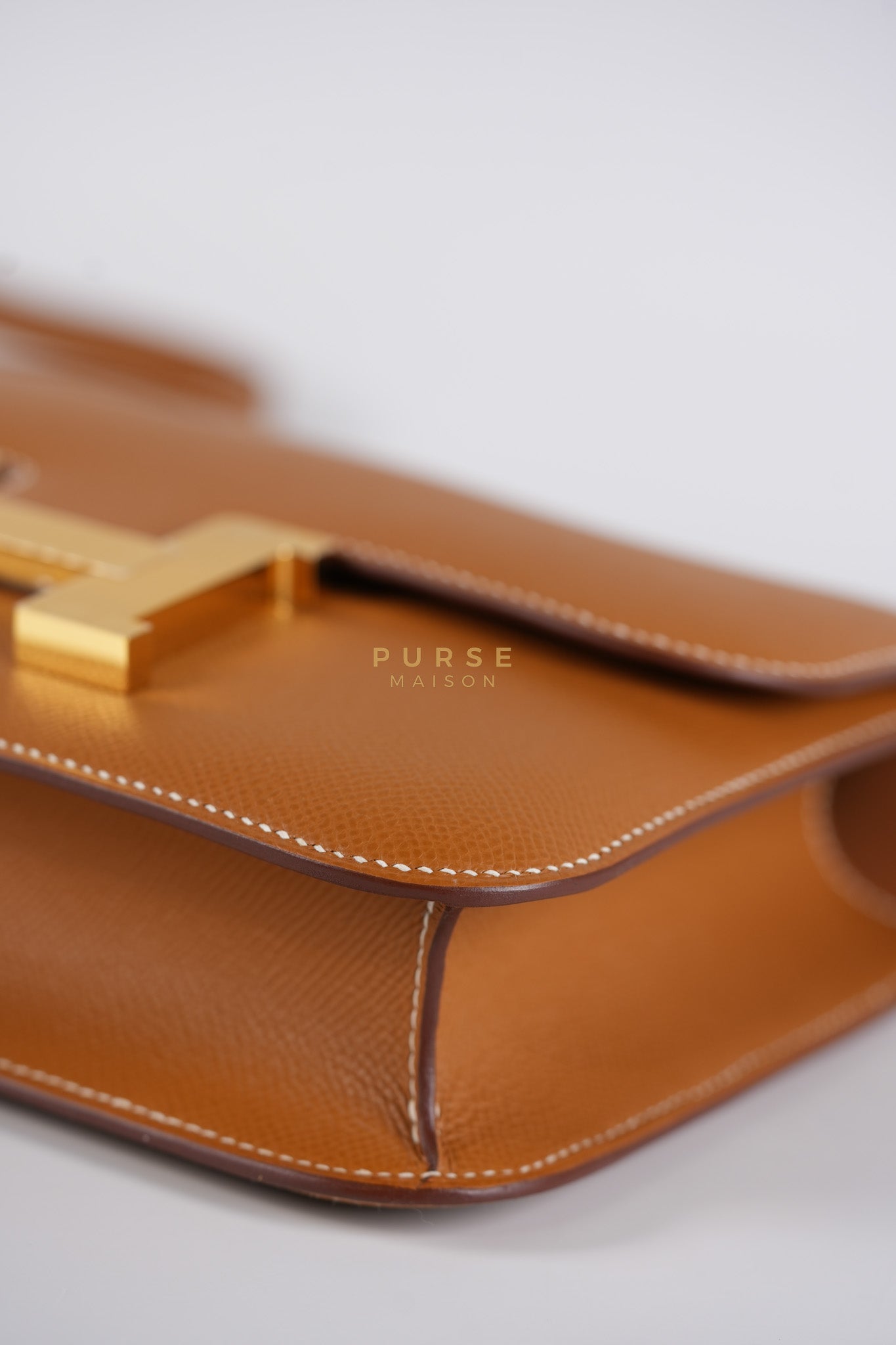 Constance 24 Gold in Epsom Leather and Gold Hardware Stamp K (2025) | Purse Maison Luxury Bags Shop