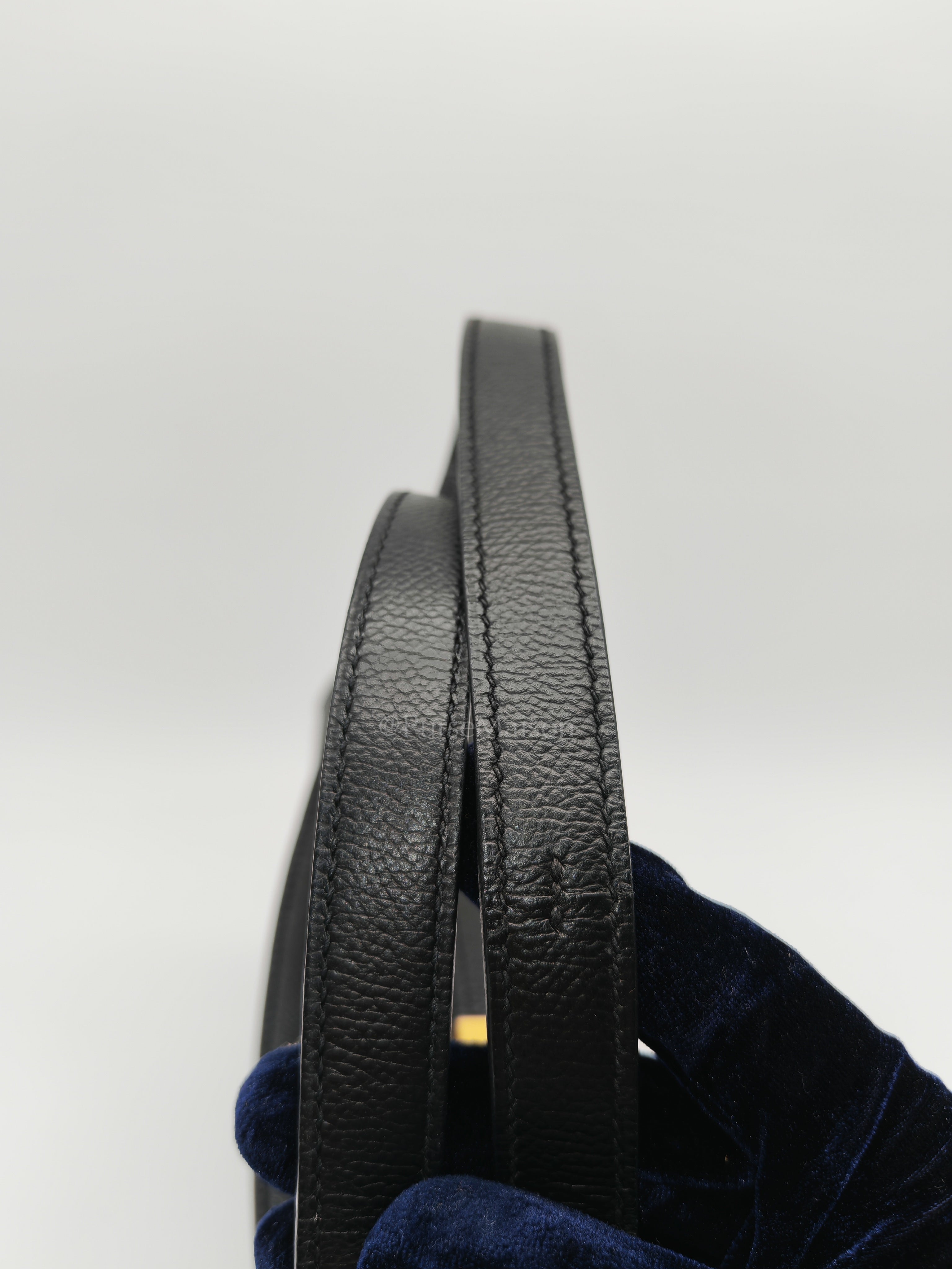 Constance 24 in Black Epsom Leather and Gold Hardware Stamp Y (2020) | Purse Maison Luxury Bags Shop