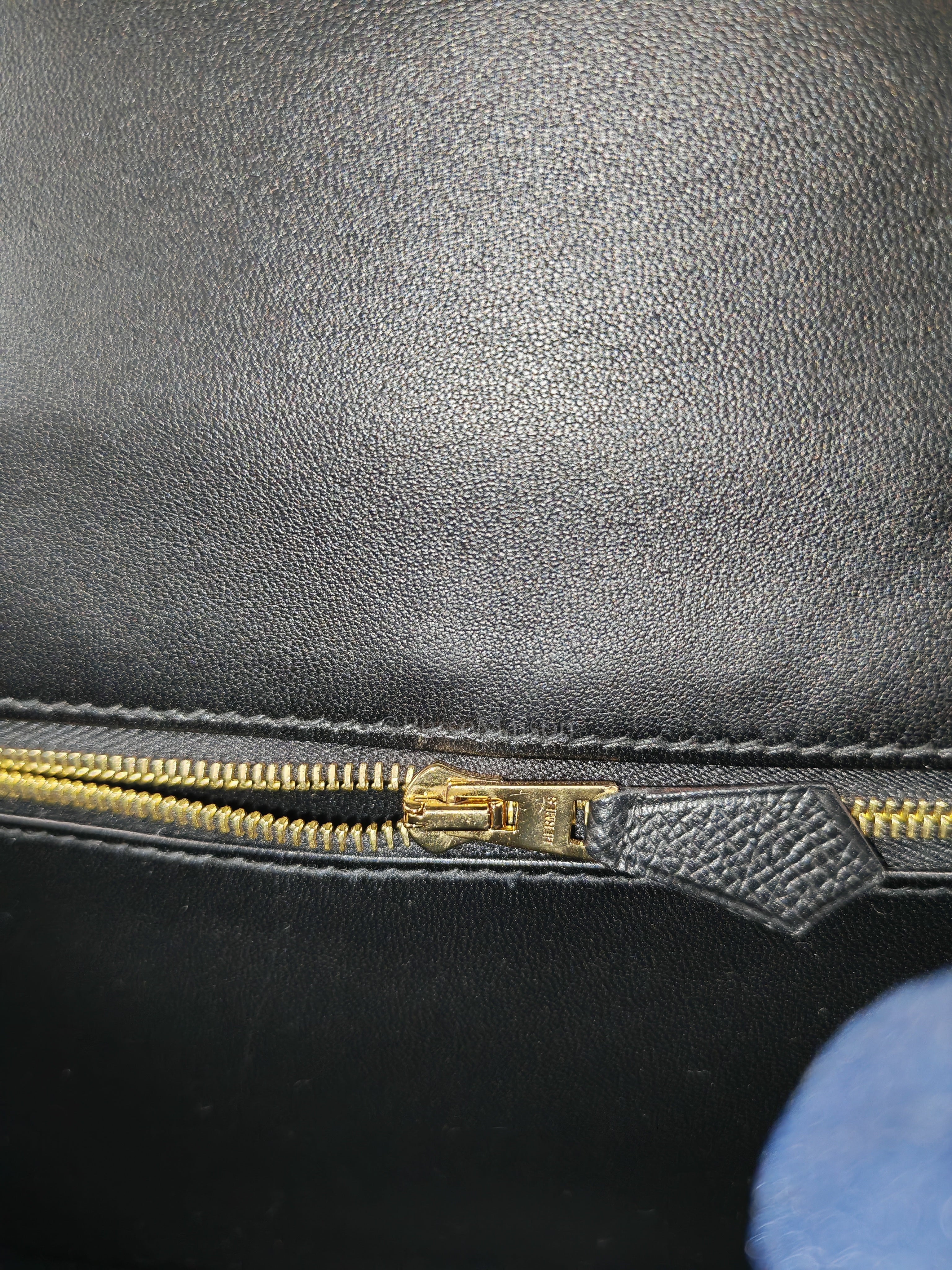 Constance 24 in Black Epsom Leather and Gold Hardware Stamp Y (2020) | Purse Maison Luxury Bags Shop