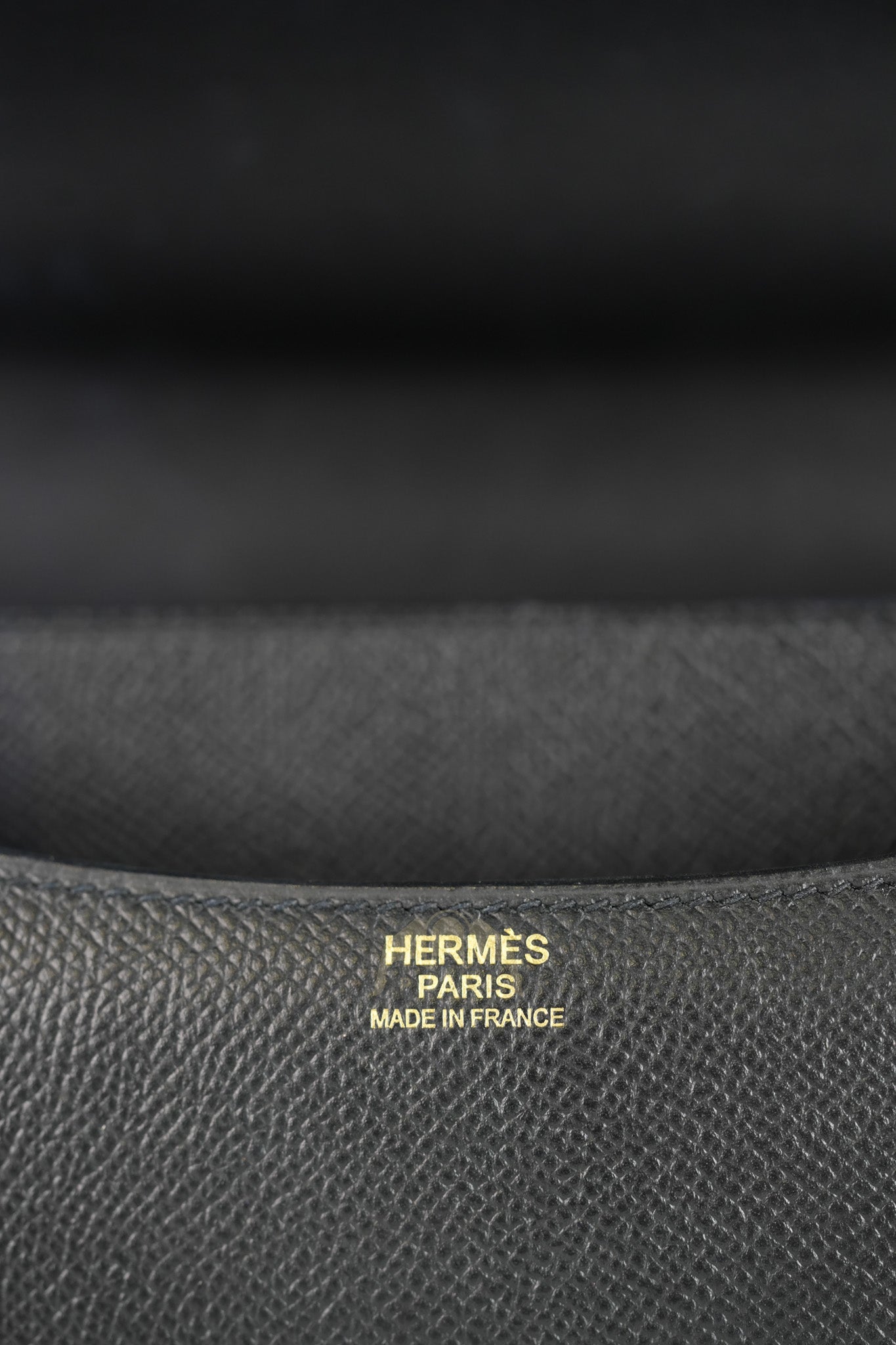 Constance 24 in Black Epsom Leather & Gold Hardware Stamp Z (2021) | Purse Maison Luxury Bags Shop