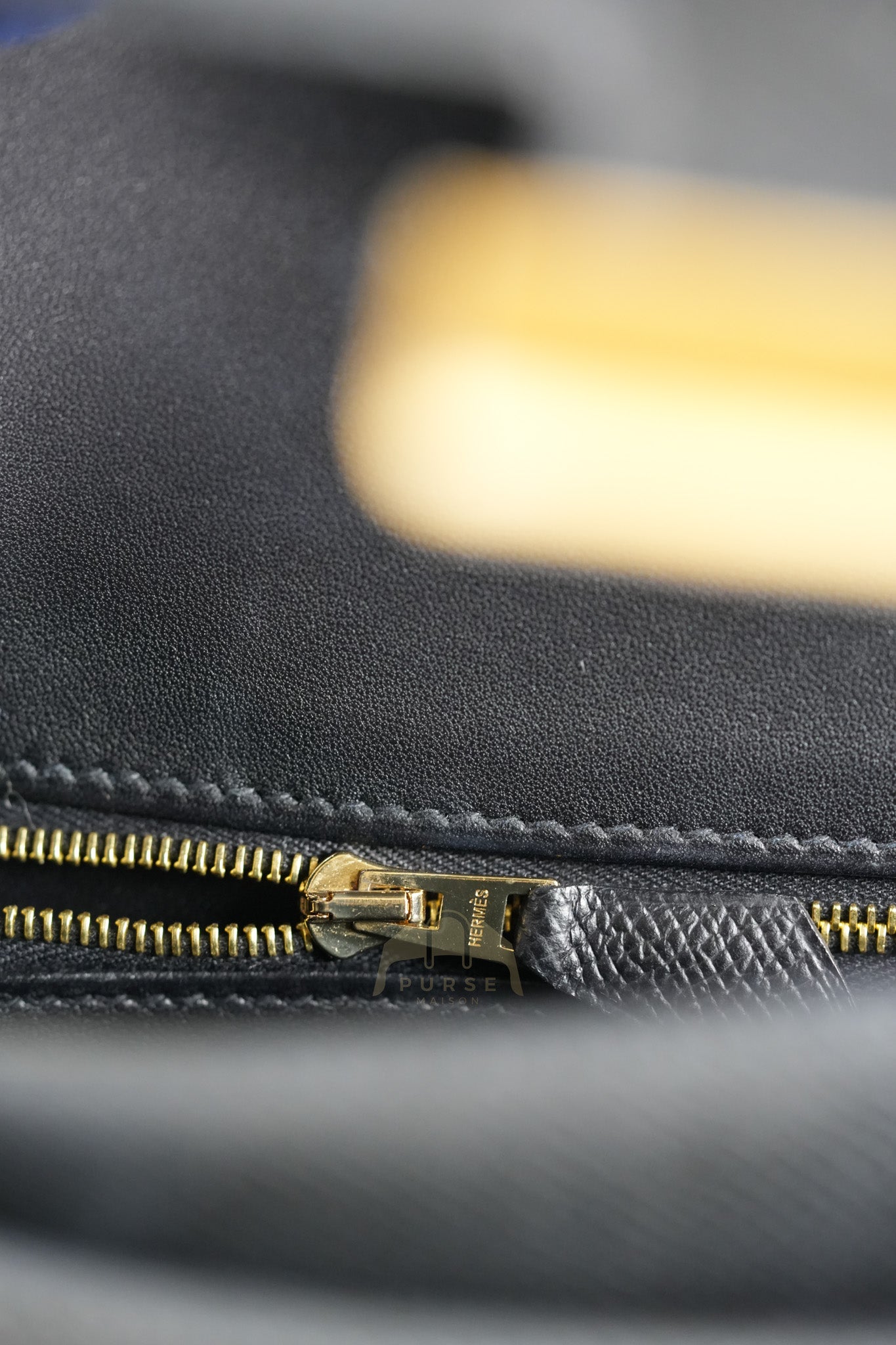 Constance 24 in Black Epsom Leather & Gold Hardware Stamp Z (2021) | Purse Maison Luxury Bags Shop