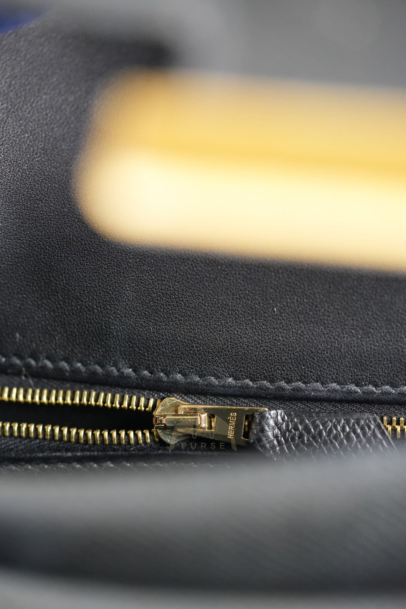 Constance 24 in Black Epsom Leather & Gold Hardware Stamp Z (2021) | Purse Maison Luxury Bags Shop