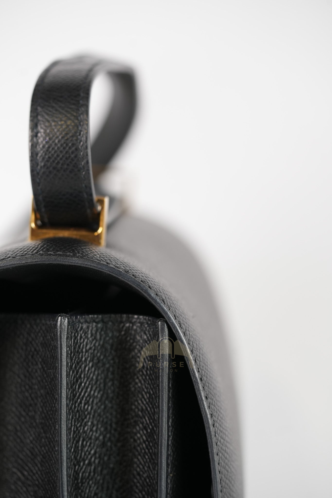 Constance 24 in Black Epsom Leather & Gold Hardware Stamp Z (2021) | Purse Maison Luxury Bags Shop