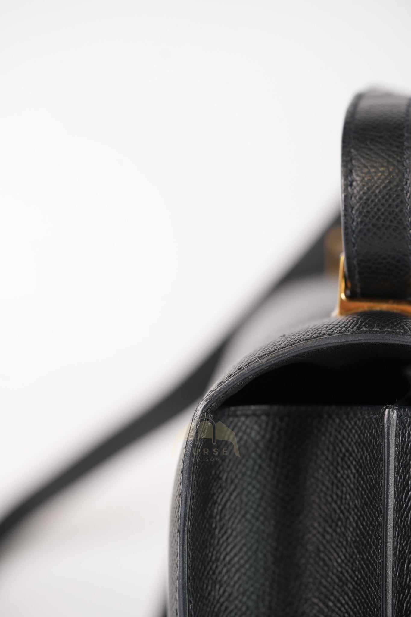 Constance 24 in Black Epsom Leather & Gold Hardware Stamp Z (2021) | Purse Maison Luxury Bags Shop