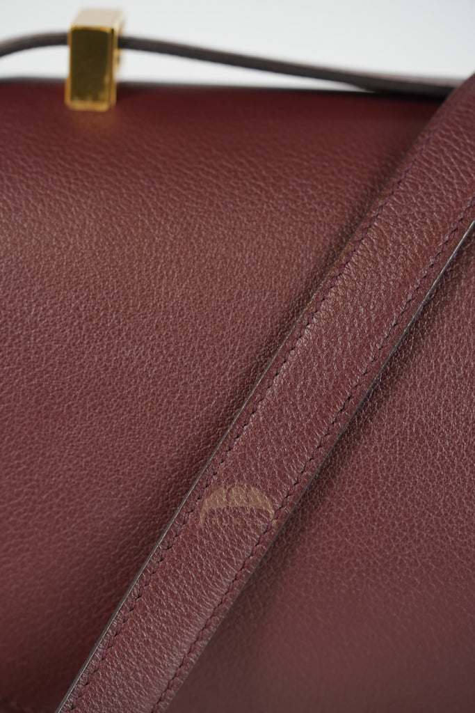 Constance 24 in Bordeaux Evercolor Leather Gold Hardware Stamp A(2017) | Purse Maison Luxury Bags Shop