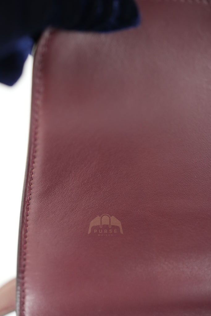Constance 24 in Bordeaux Evercolor Leather Gold Hardware Stamp A(2017) | Purse Maison Luxury Bags Shop
