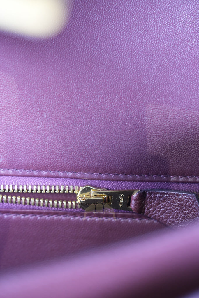 Constance 24 in Bordeaux Evercolor Leather Gold Hardware Stamp A(2017) | Purse Maison Luxury Bags Shop