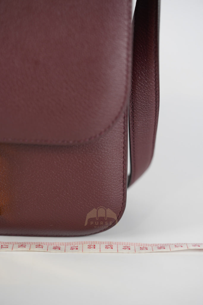 Constance 24 in Bordeaux Evercolor Leather Gold Hardware Stamp A(2017) | Purse Maison Luxury Bags Shop