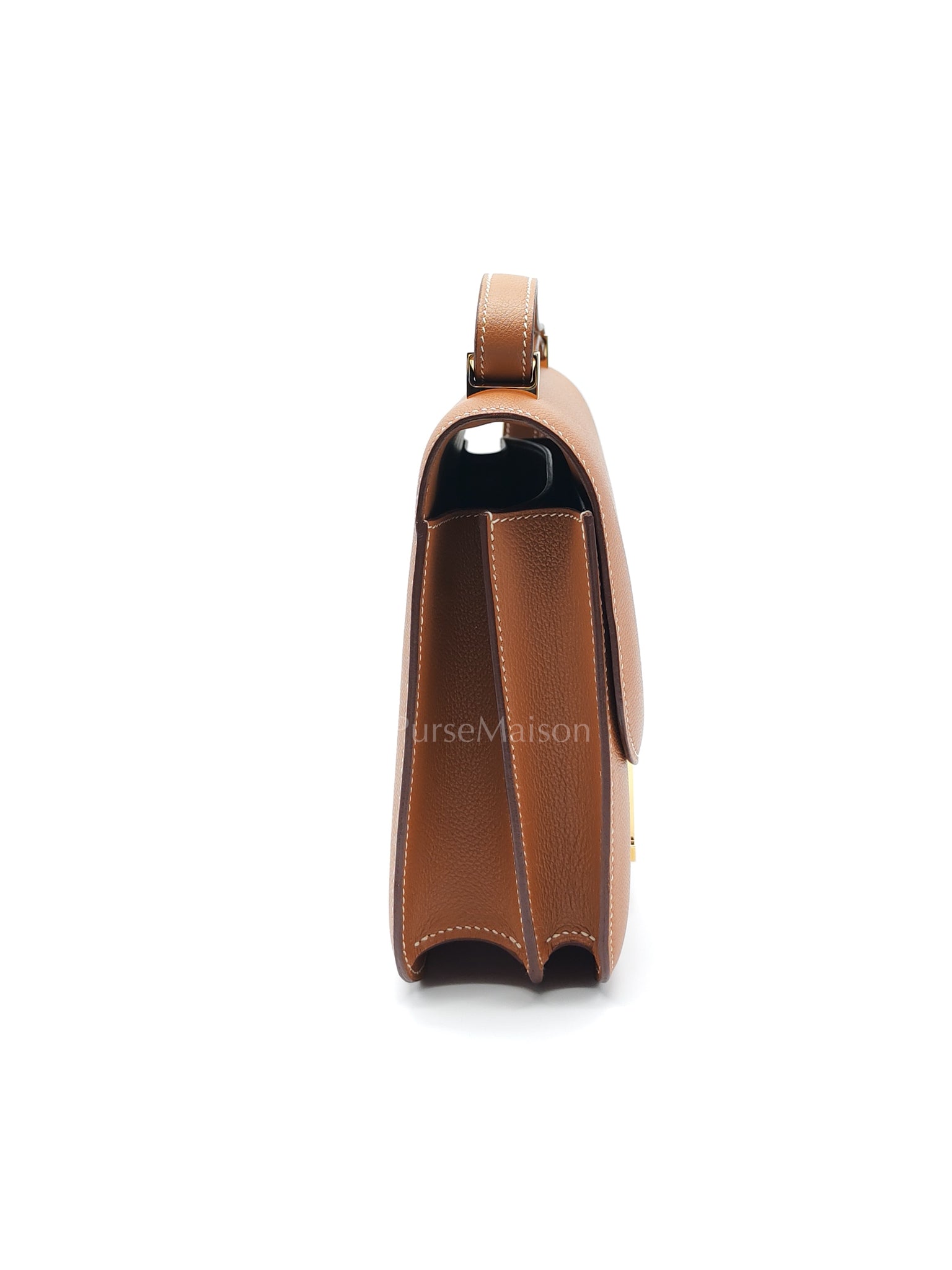 Constance 24 in Gold Evercolor Leather and Gold Hardware Stamp D (2019) | Purse Maison Luxury Bags Shop