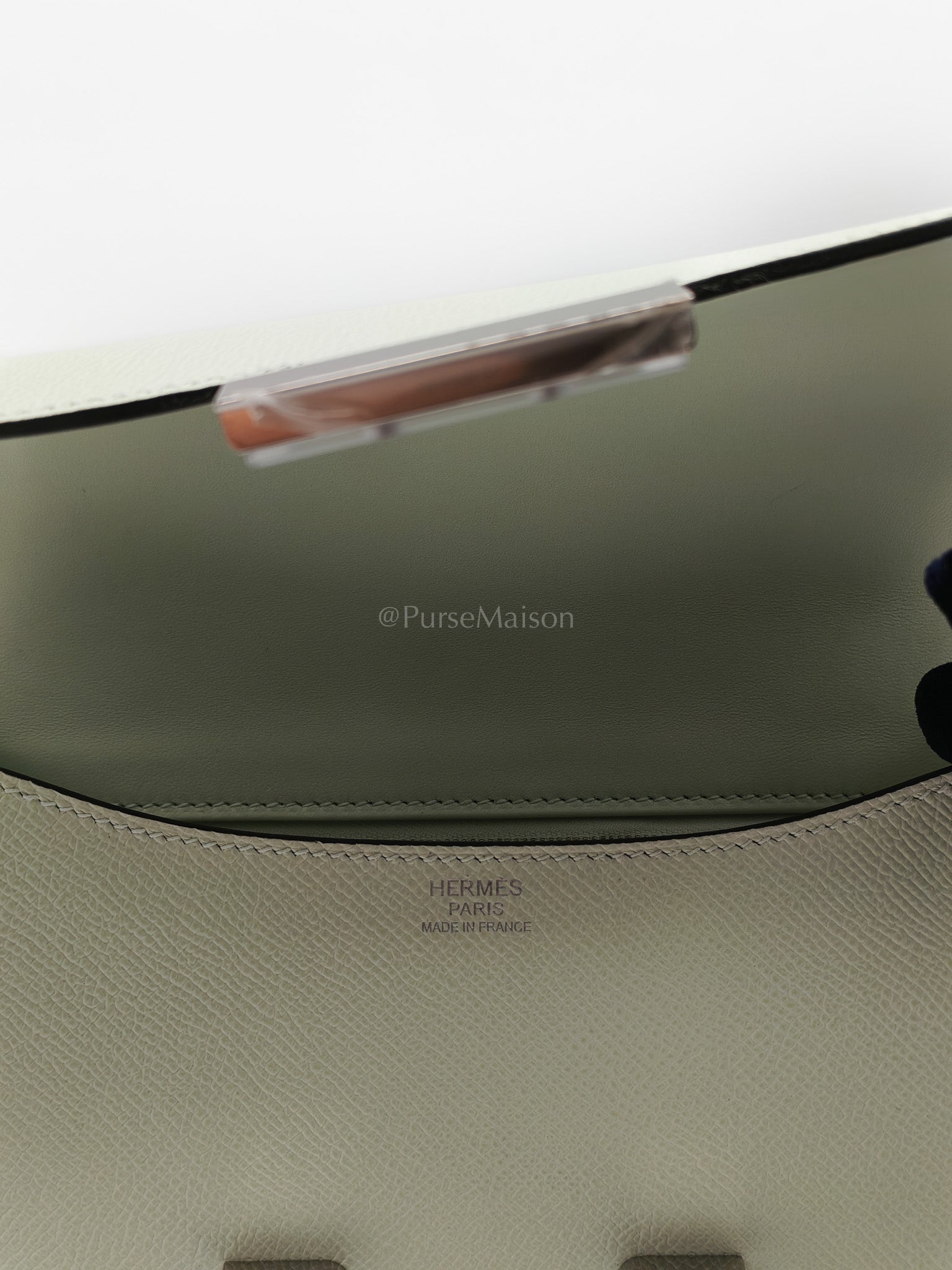 Constance 24 in Vert Fizz Epsom Leather Palladium Hardware Stamp B(2023) | Purse Maison Luxury Bags Shop