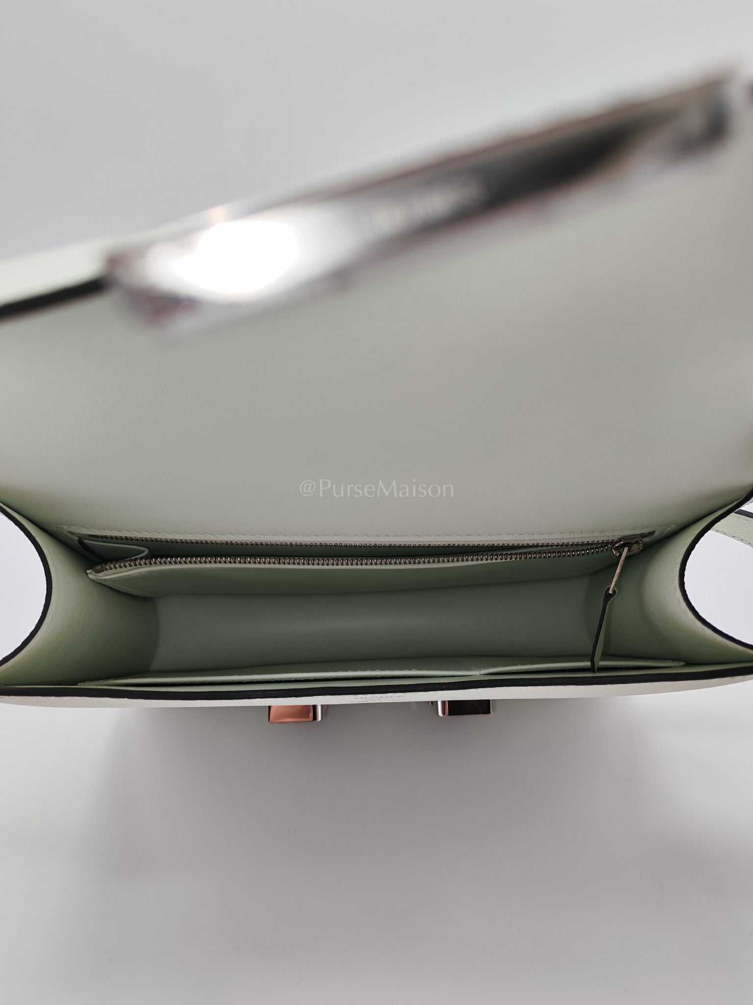 Constance 24 in Vert Fizz Epsom Leather Palladium Hardware Stamp B(2023) | Purse Maison Luxury Bags Shop