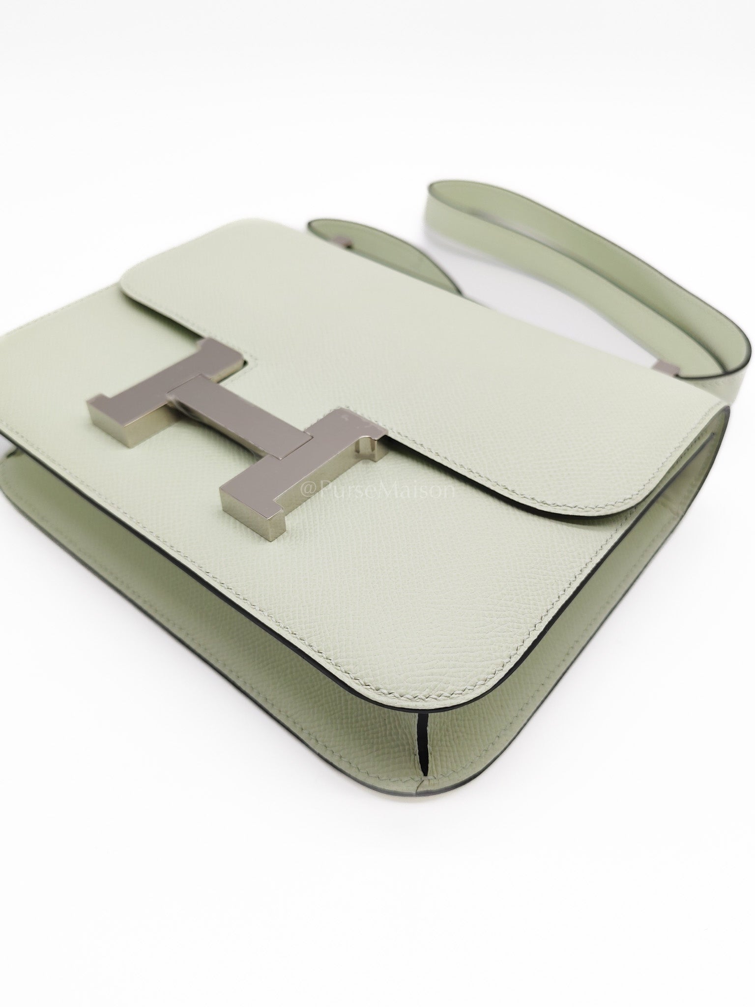 Constance 24 in Vert Fizz Epsom Leather Palladium Hardware Stamp B(2023) | Purse Maison Luxury Bags Shop