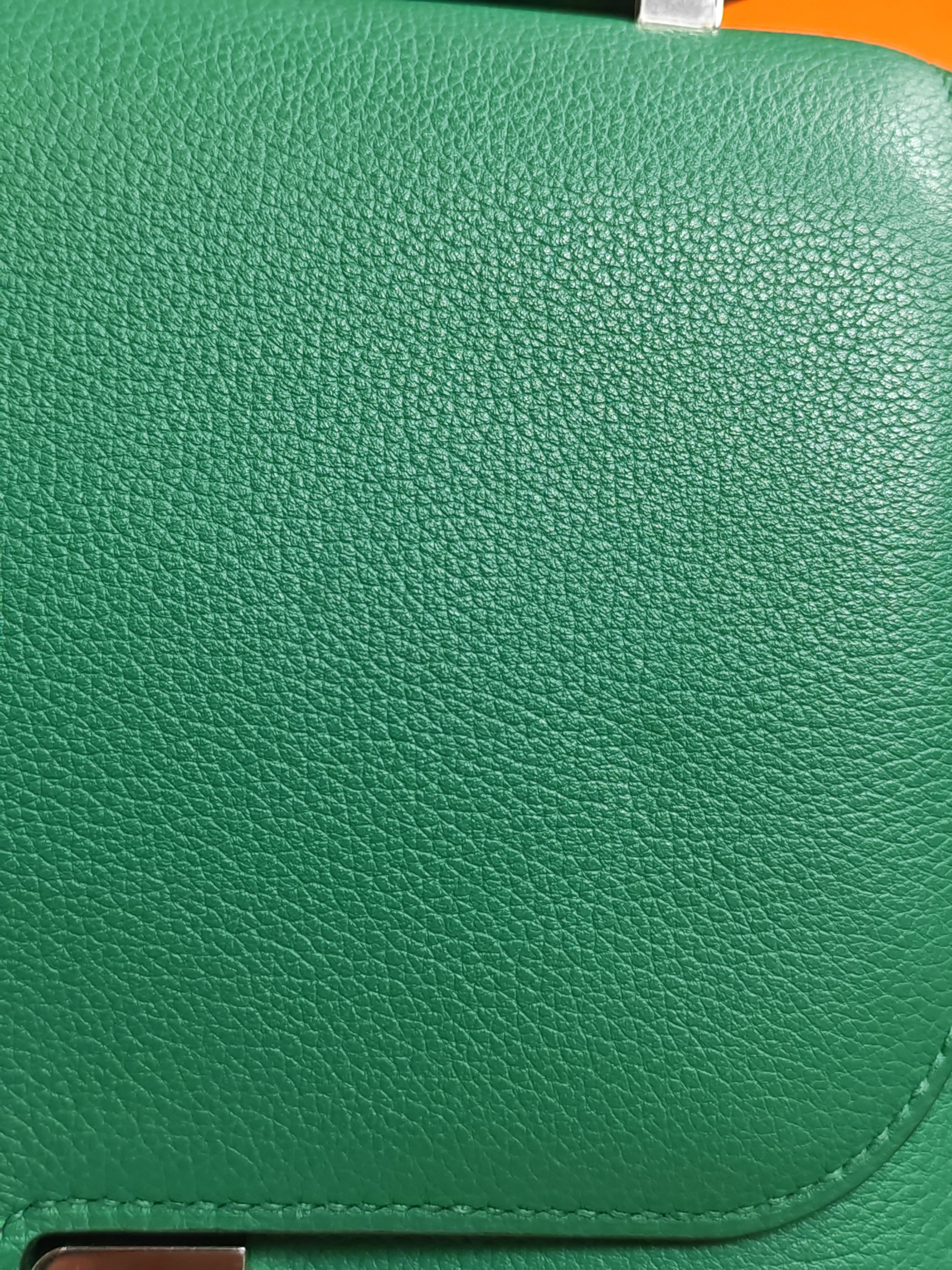 Constance 24 Vert Vertigo in Evercolor Leather and Palladium Hardware Stamp A (2017) | Purse Maison Luxury Bags Shop