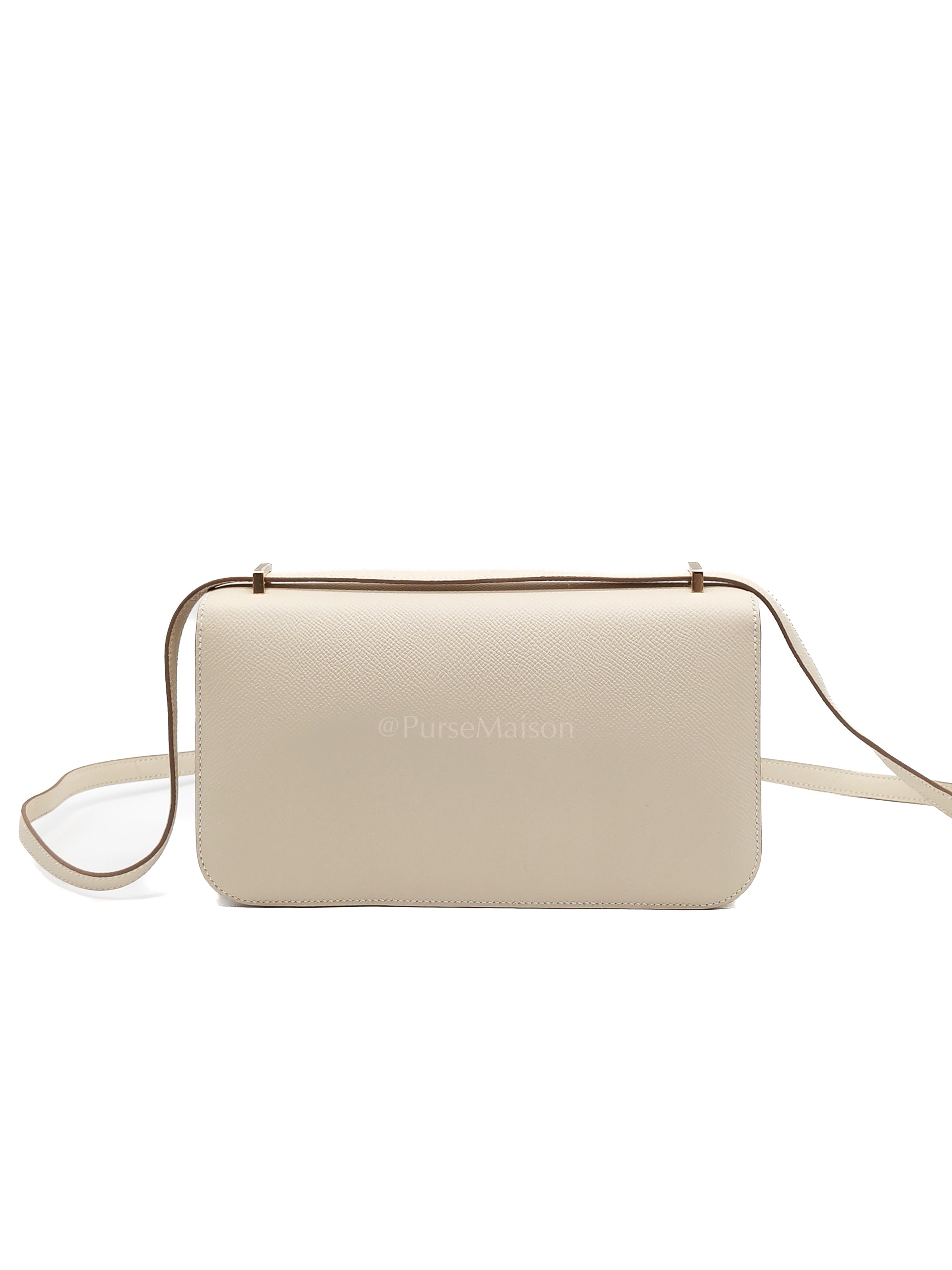 Constance Elan in Craie Epsom Leather and Permabrass Hardware Stamp G(2026) | Purse Maison Luxury Bags Shop