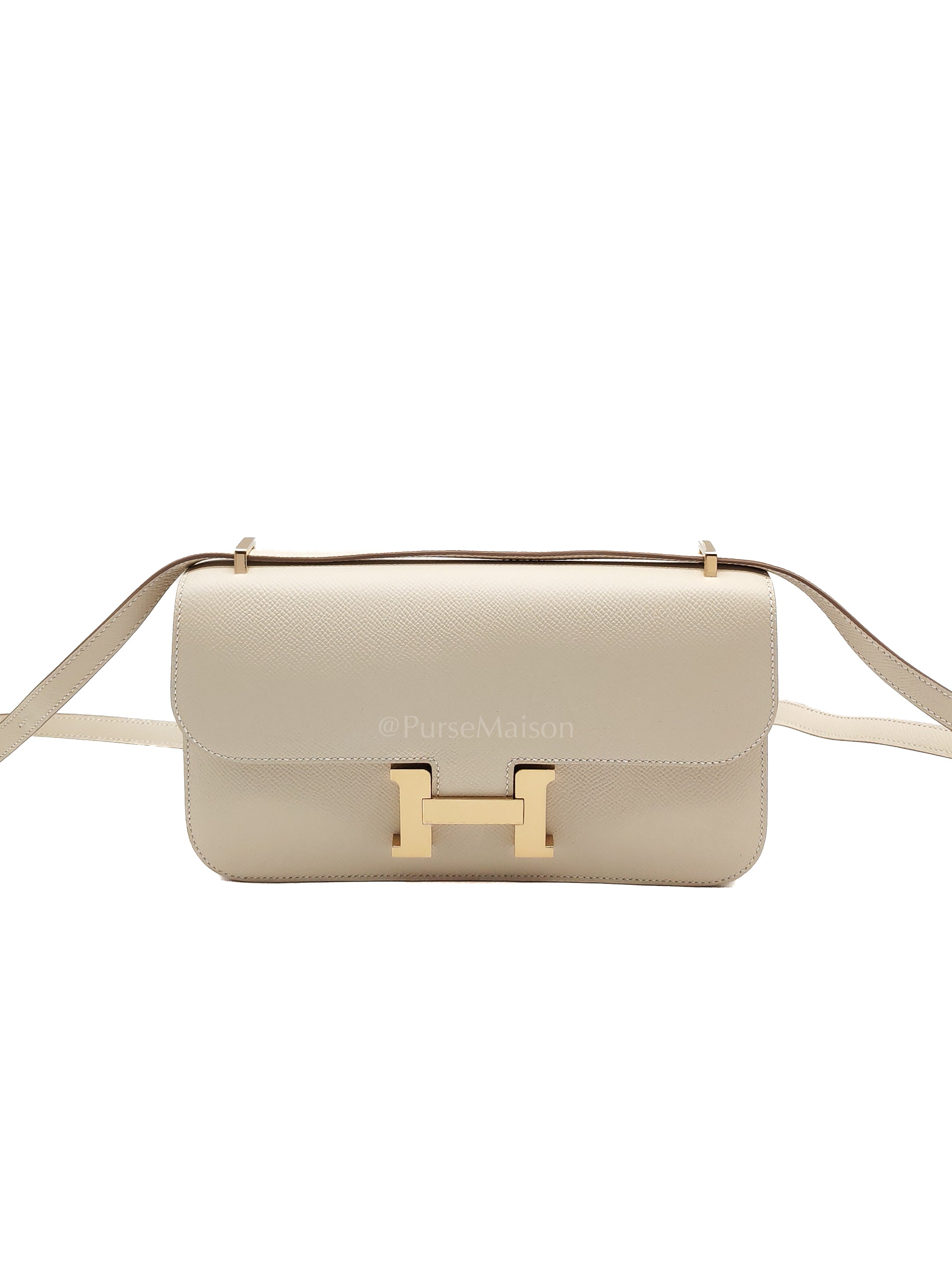 Constance Elan in Craie Epsom Leather and Permabrass Hardware Stamp G(2026) | Purse Maison Luxury Bags Shop