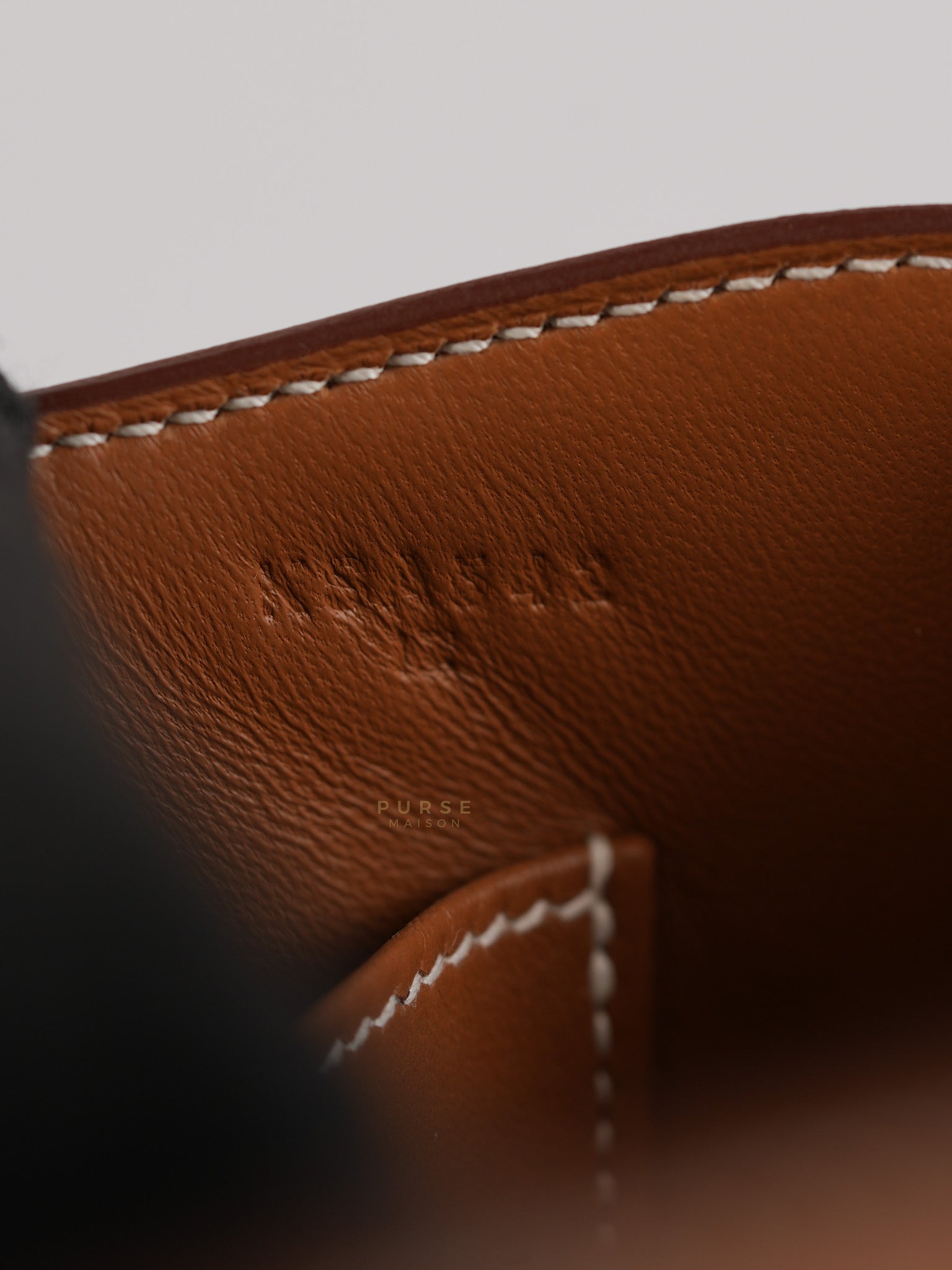 Constance Elan in Gold Epsom Leather with Gold Hardware Stamp K(2025) | Purse Maison Luxury Bags Shop