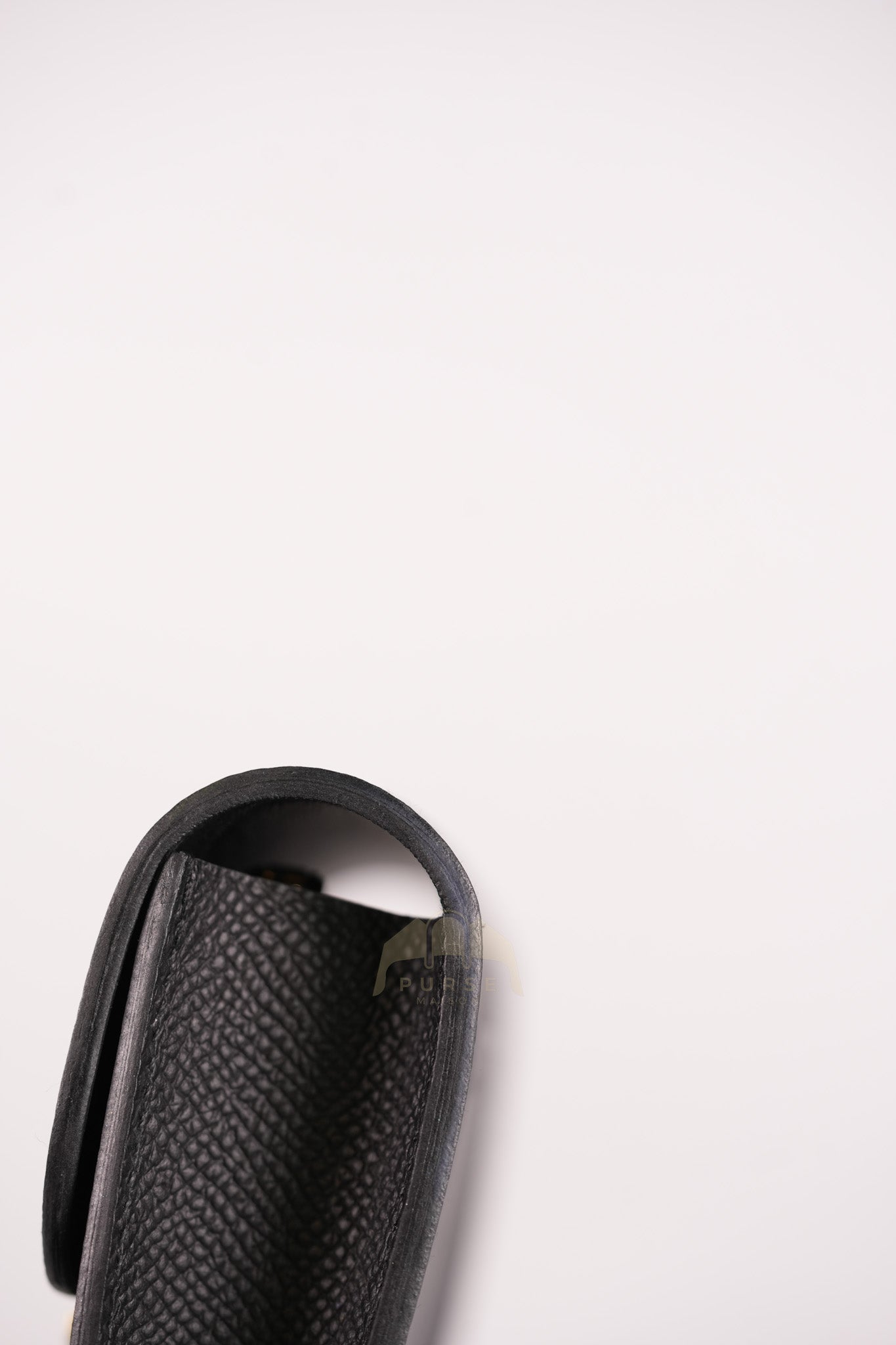 Constance Slim Black in Epsom Leather & Gold Hardware Stamp W (2024) | Purse Maison Luxury Bags Shop