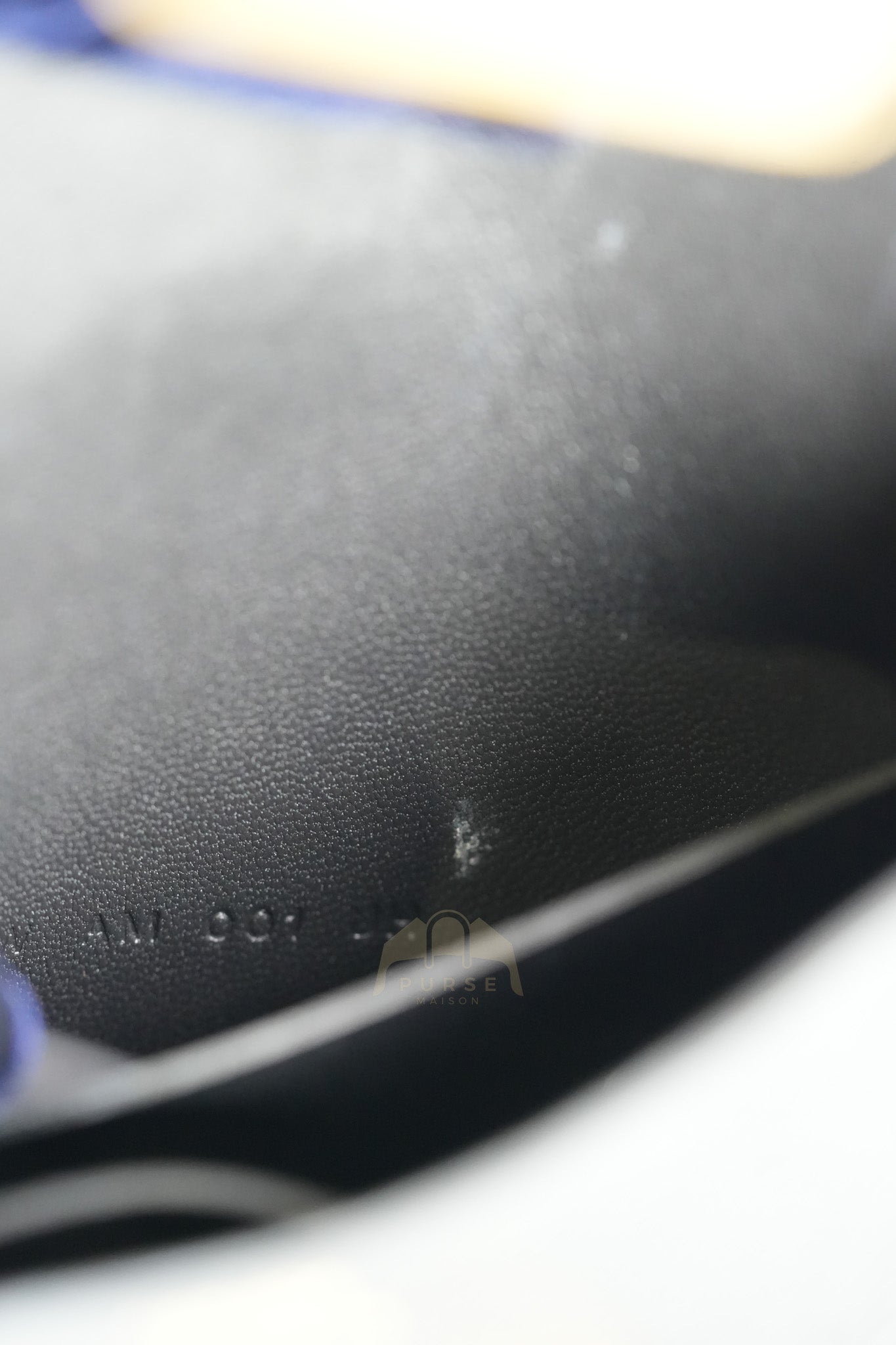 Constance Slim Black in Epsom Leather & Gold Hardware Stamp W (2024) | Purse Maison Luxury Bags Shop