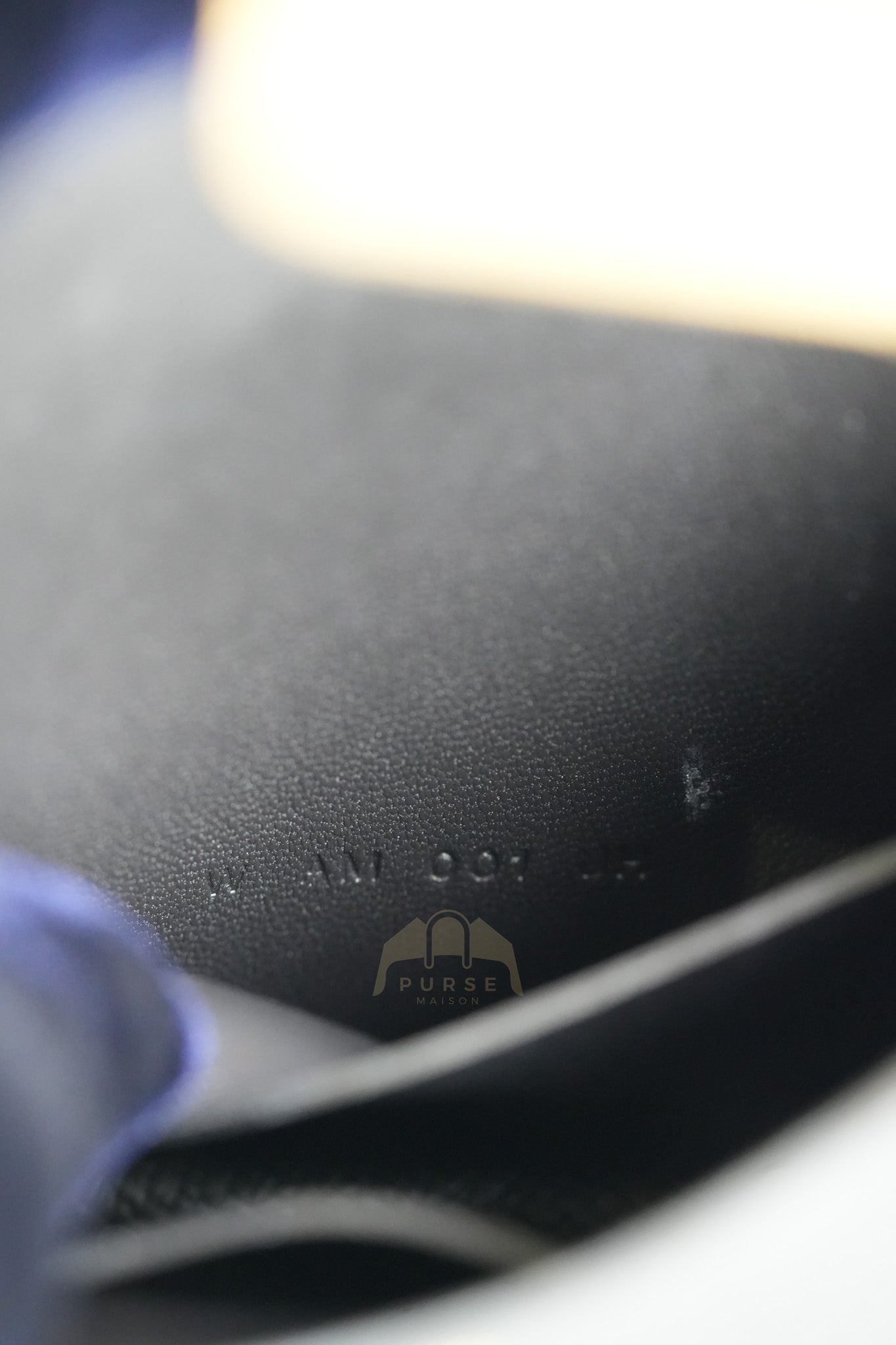 Constance Slim Black in Epsom Leather & Gold Hardware Stamp W (2024) | Purse Maison Luxury Bags Shop