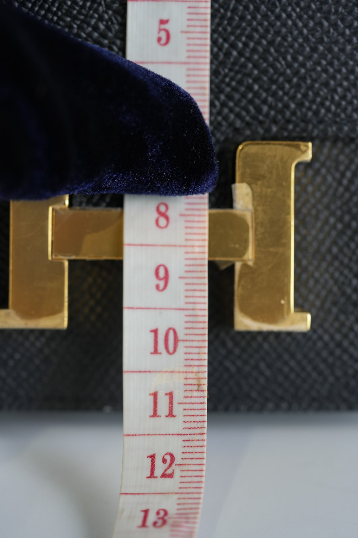 Constance Slim Black in Epsom Leather & Gold Hardware Stamp W (2024) | Purse Maison Luxury Bags Shop