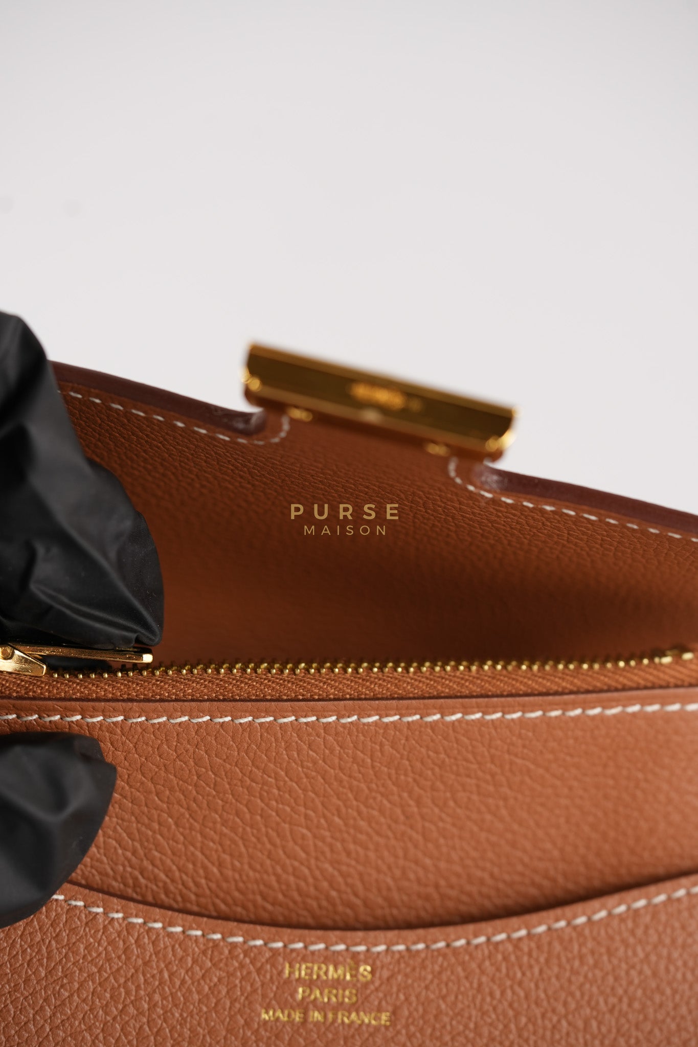 Constance Slim Gold on Gold Hardware Stamp W (2024) | Purse Maison Luxury Bags Shop