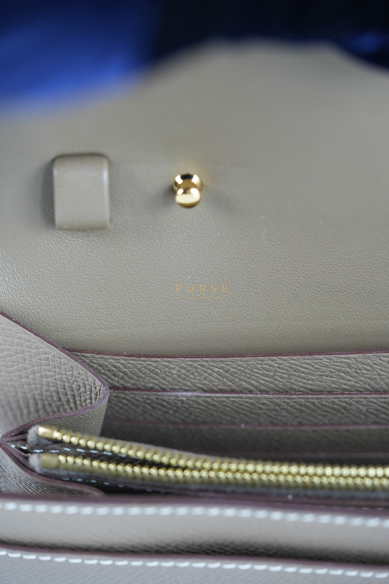 Constance To Go Etoupe Epsom Leather Gold Hardware Stamp B(2023) | Purse Maison Luxury Bags Shop