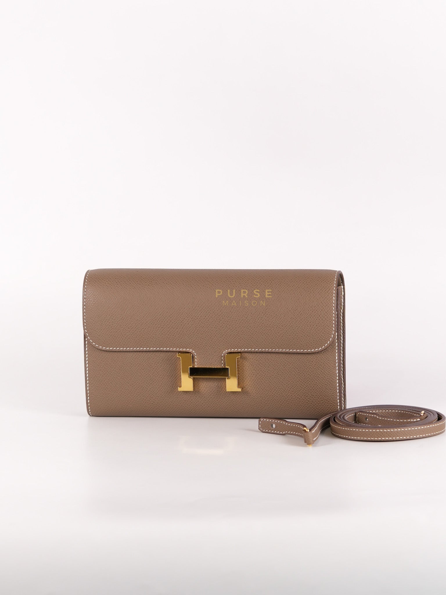 Constance To Go Etoupe Epsom Leather Gold Hardware Stamp B(2023) | Purse Maison Luxury Bags Shop