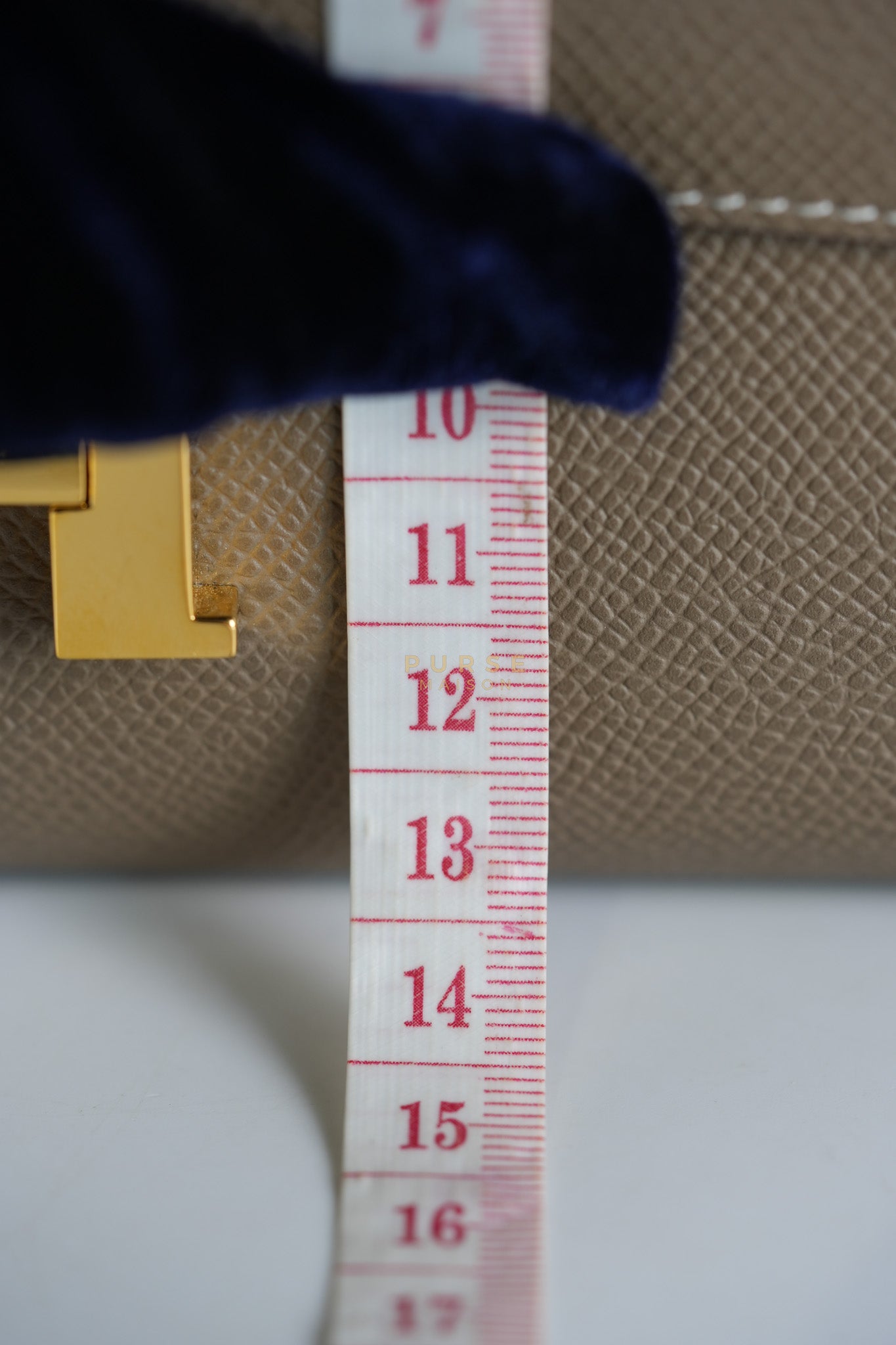 Constance To Go Etoupe Epsom Leather Gold Hardware Stamp B(2023) | Purse Maison Luxury Bags Shop