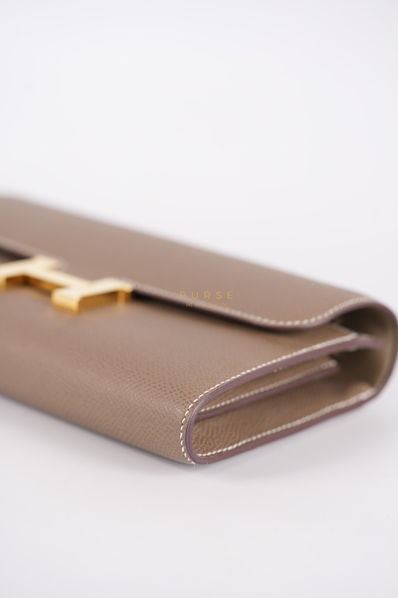 Constance To Go Etoupe Epsom Leather Gold Hardware Stamp B(2023) | Purse Maison Luxury Bags Shop