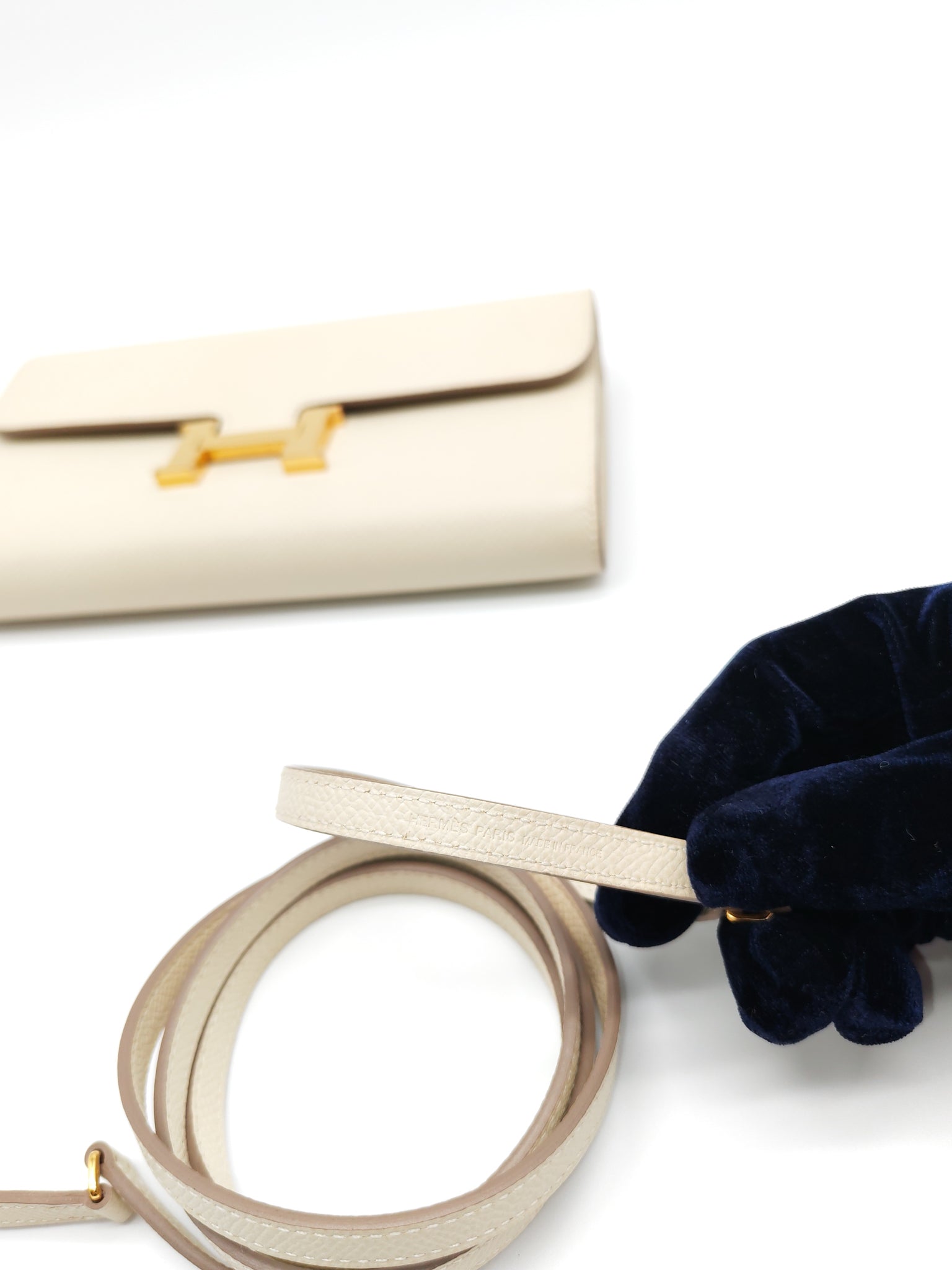 Constance To Go in Crai Epsom Leather and Gold Hardware Stamp U (2022) | Purse Maison Luxury Bags Shop