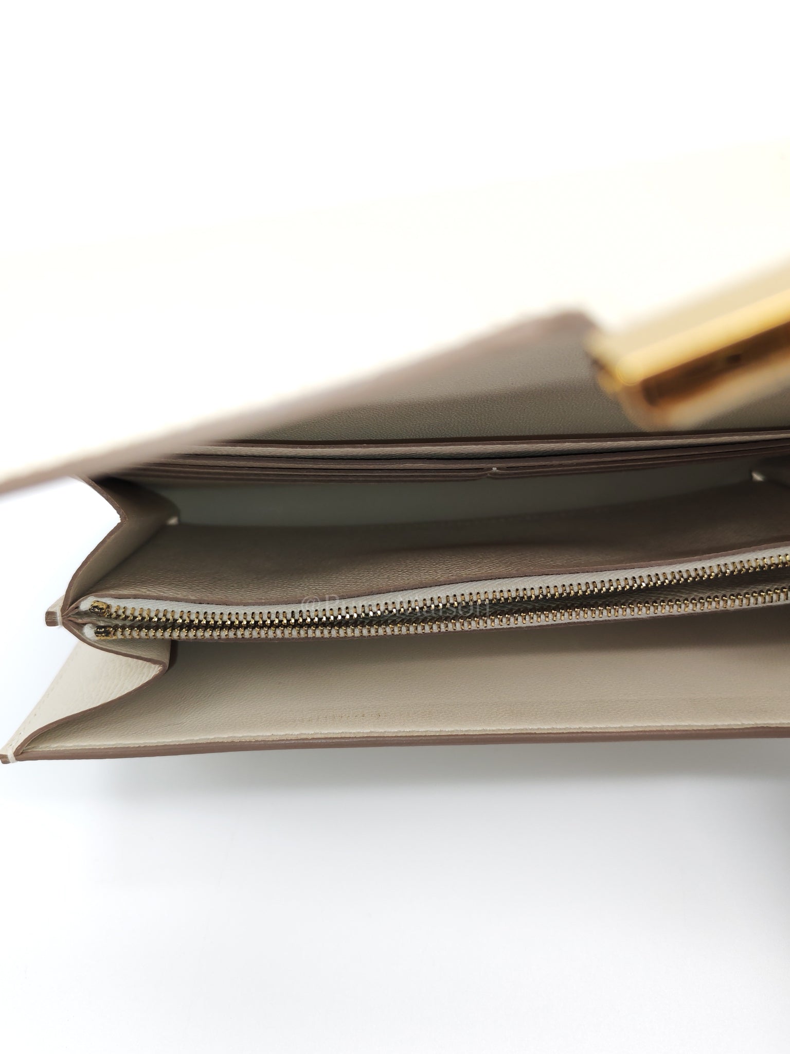 Constance To Go in Crai Epsom Leather and Gold Hardware Stamp U (2022) | Purse Maison Luxury Bags Shop