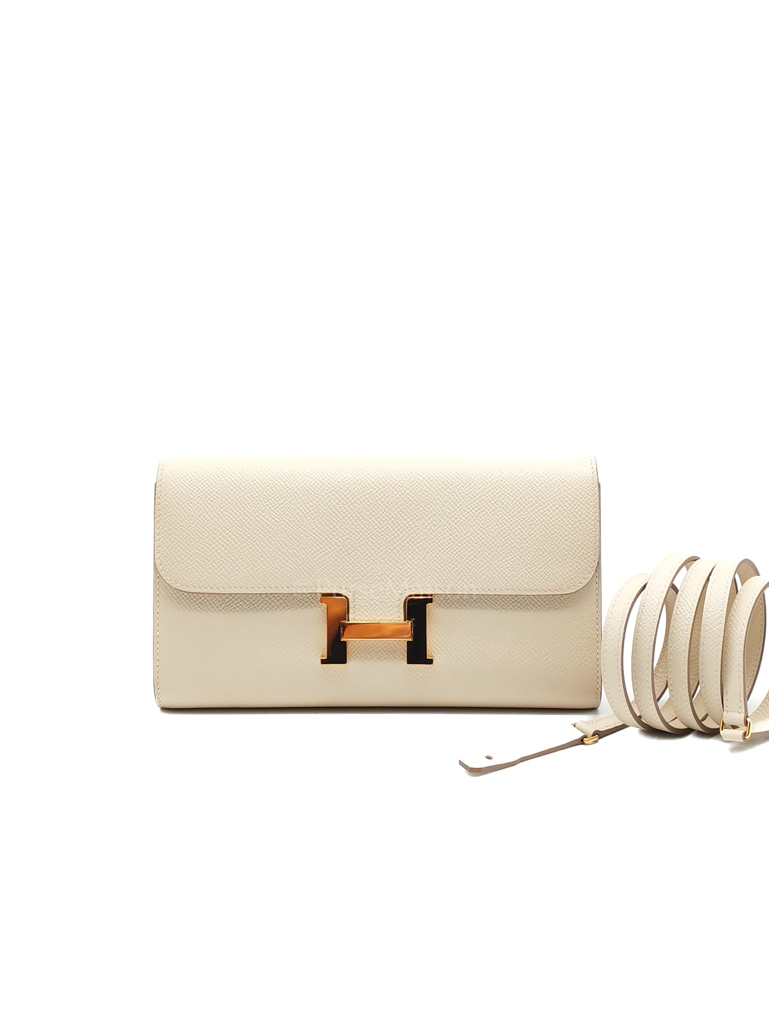 Constance To Go in Crai Epsom Leather and Gold Hardware Stamp U (2022) | Purse Maison Luxury Bags Shop