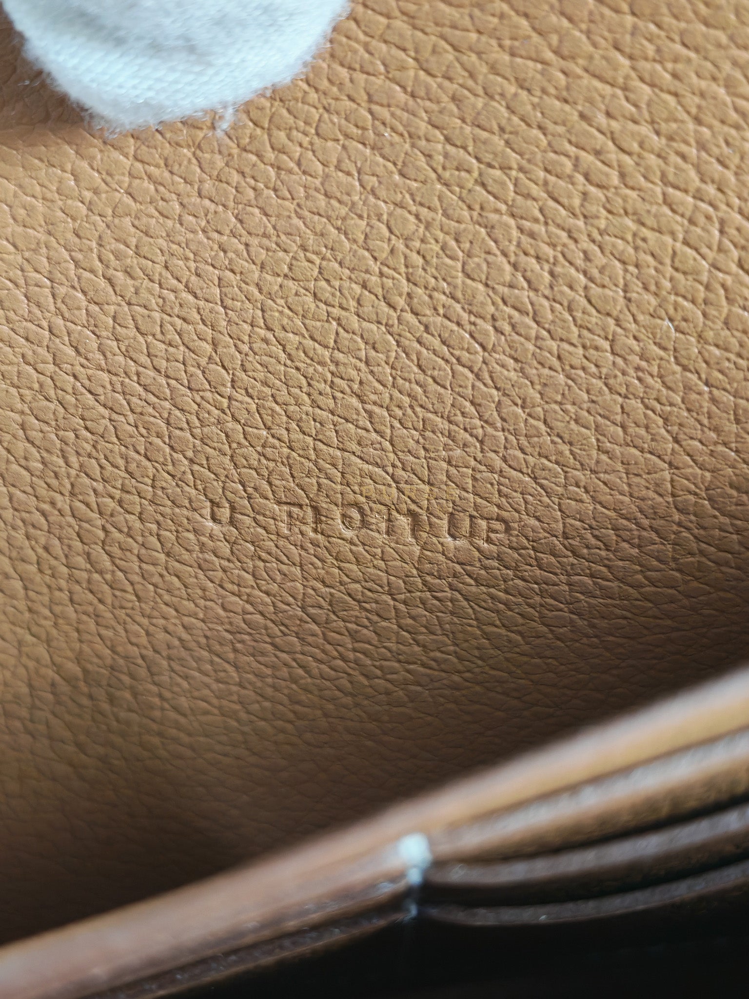 Constance To Go in Gold Evercolor Leather and Gold Hardware Stamp U (2022) | Purse Maison Luxury Bags Shop