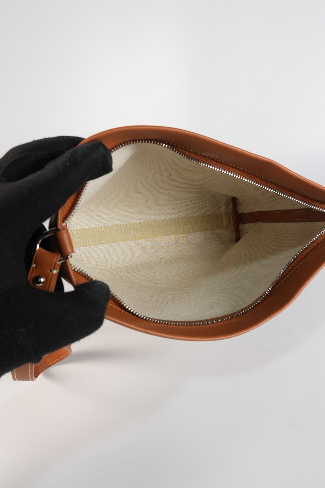 Conti Pouch in Tan Goyardine Canvas | Purse Maison Luxury Bags Shop