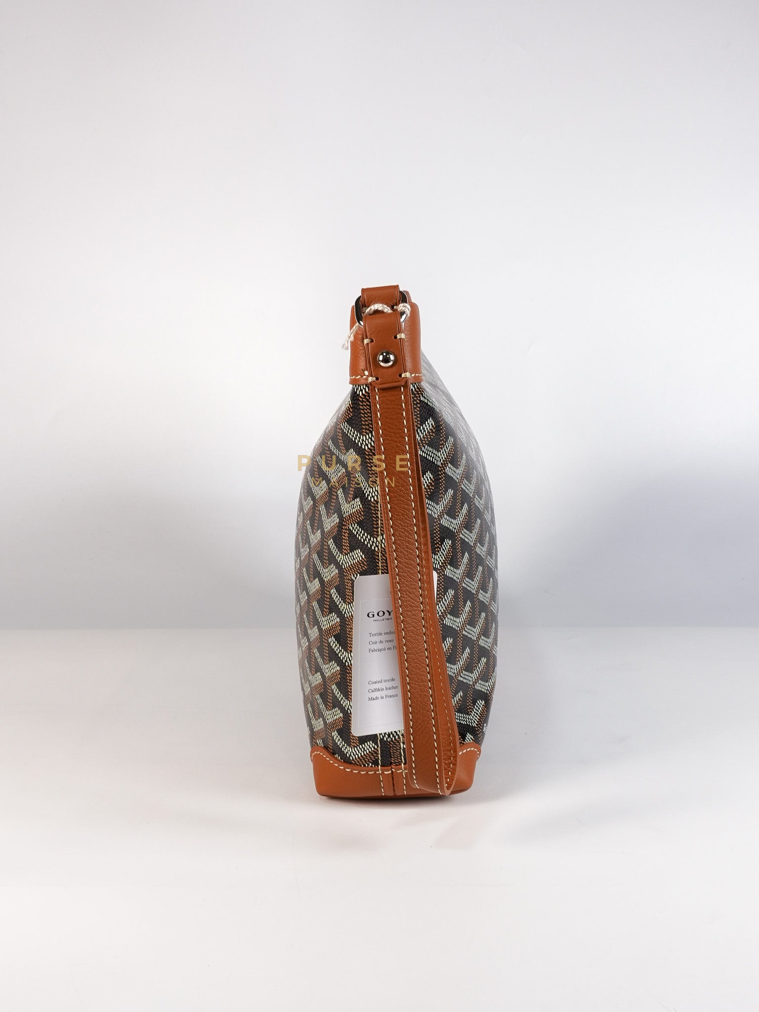 Conti Pouch in Tan Goyardine Canvas | Purse Maison Luxury Bags Shop