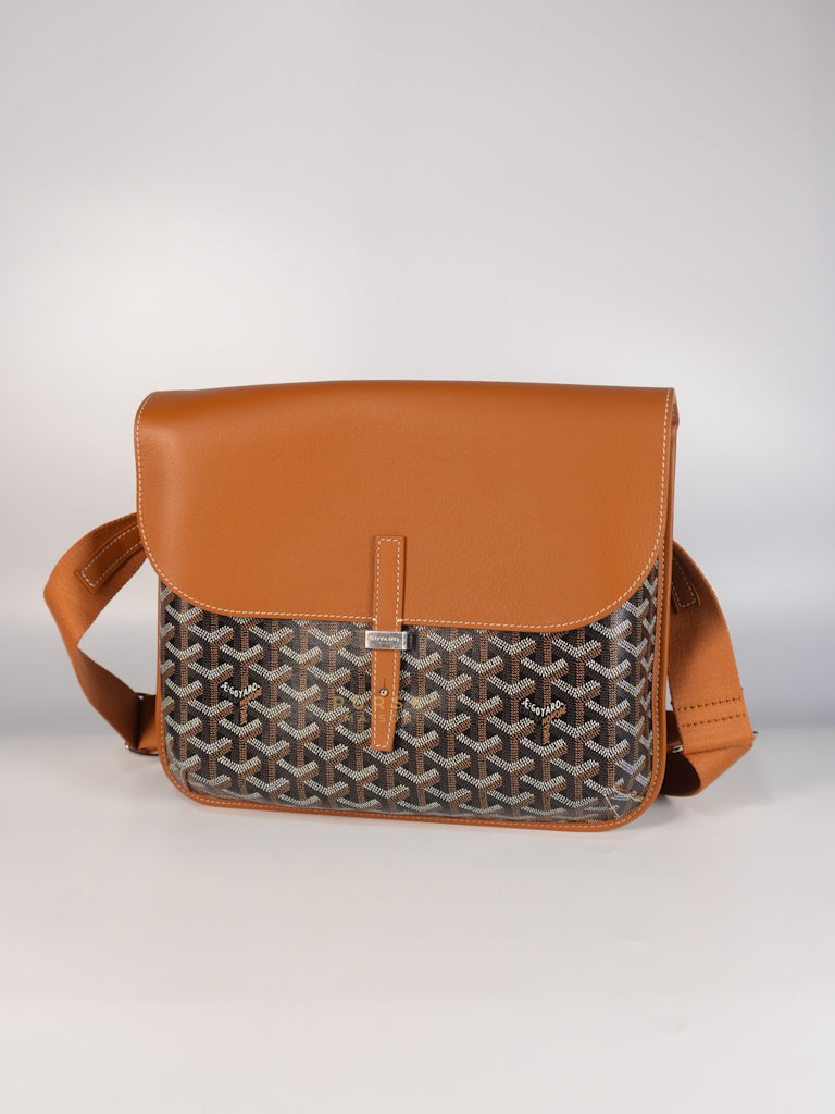 Coursier Messenger Bag in Tan | Purse Maison Luxury Bags Shop