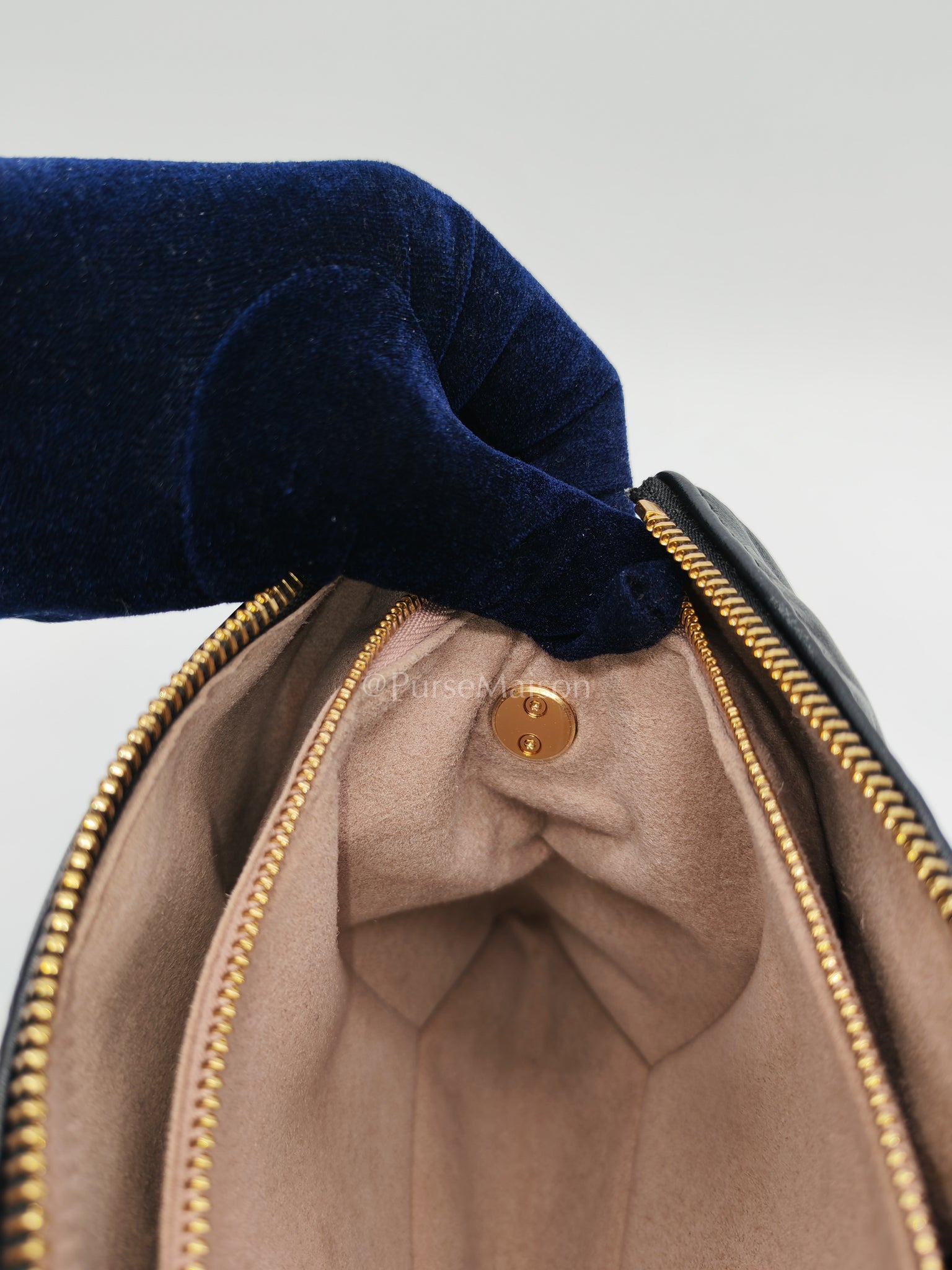 Coussin PM Black Monogram Lambskin Leather in Gold Hardware (Microchip) | Purse Maison Luxury Bags Shop