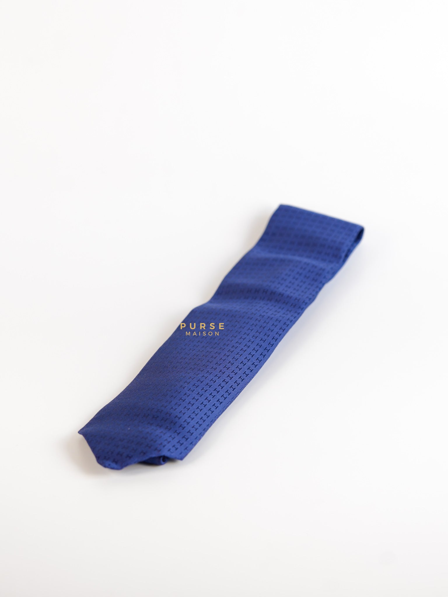 Cravate Faconnee Indigo Necktie | Purse Maison Luxury Bags Shop