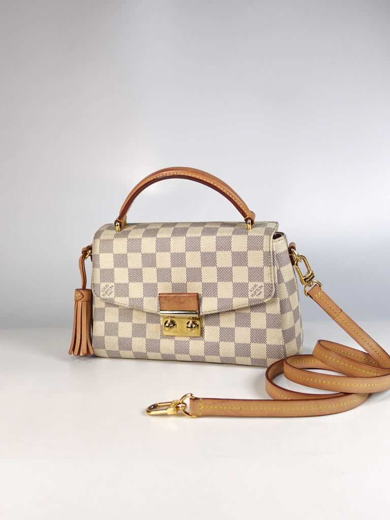 Croisette in Damier Azur Canvas (Date Code: ML2230) | Purse Maison Luxury Bags Shop