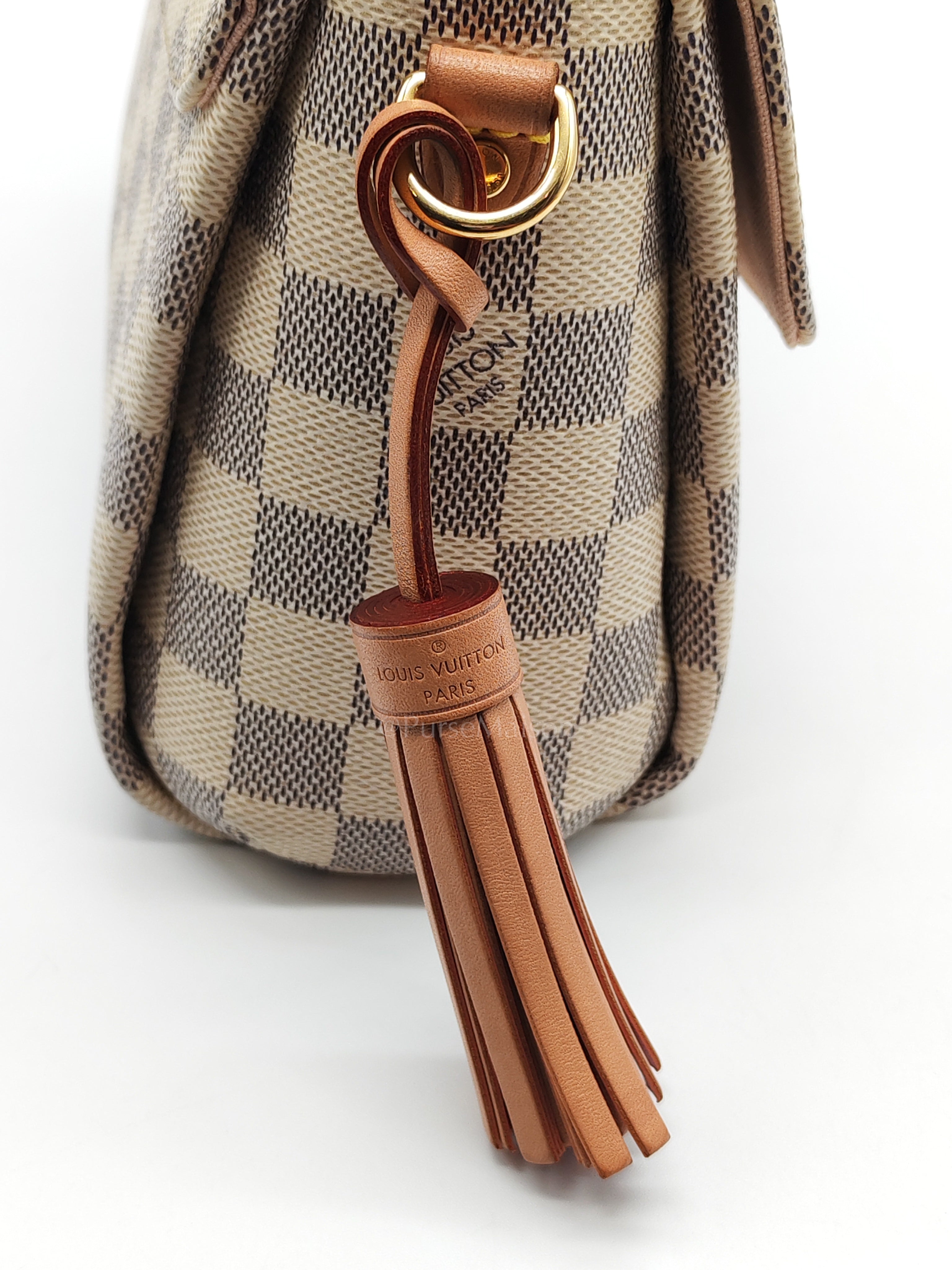 Croisette in Damier Azur Canvas & Gold Hardware (Datecode: ML2189) | Purse Maison Luxury Bags Shop