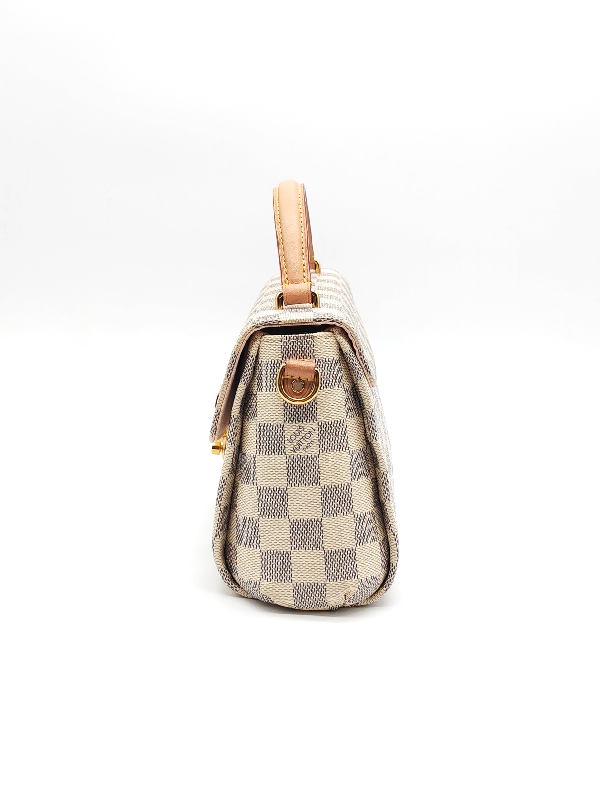 Croisette in Damier Azur Canvas & Gold Hardware (Datecode: ML2189) | Purse Maison Luxury Bags Shop