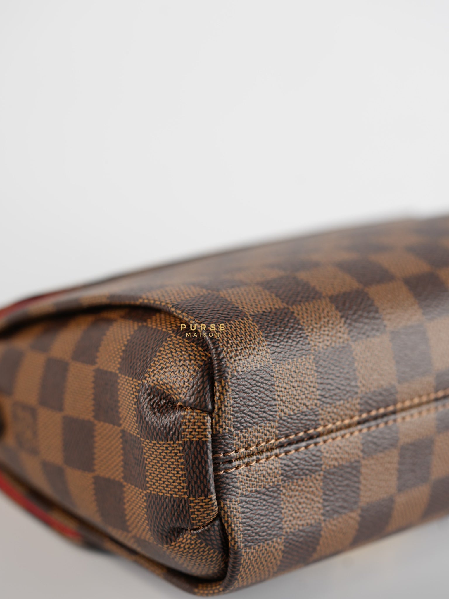 Croisette in Damier Ebene (Microchip) | Purse Maison Luxury Bags Shop