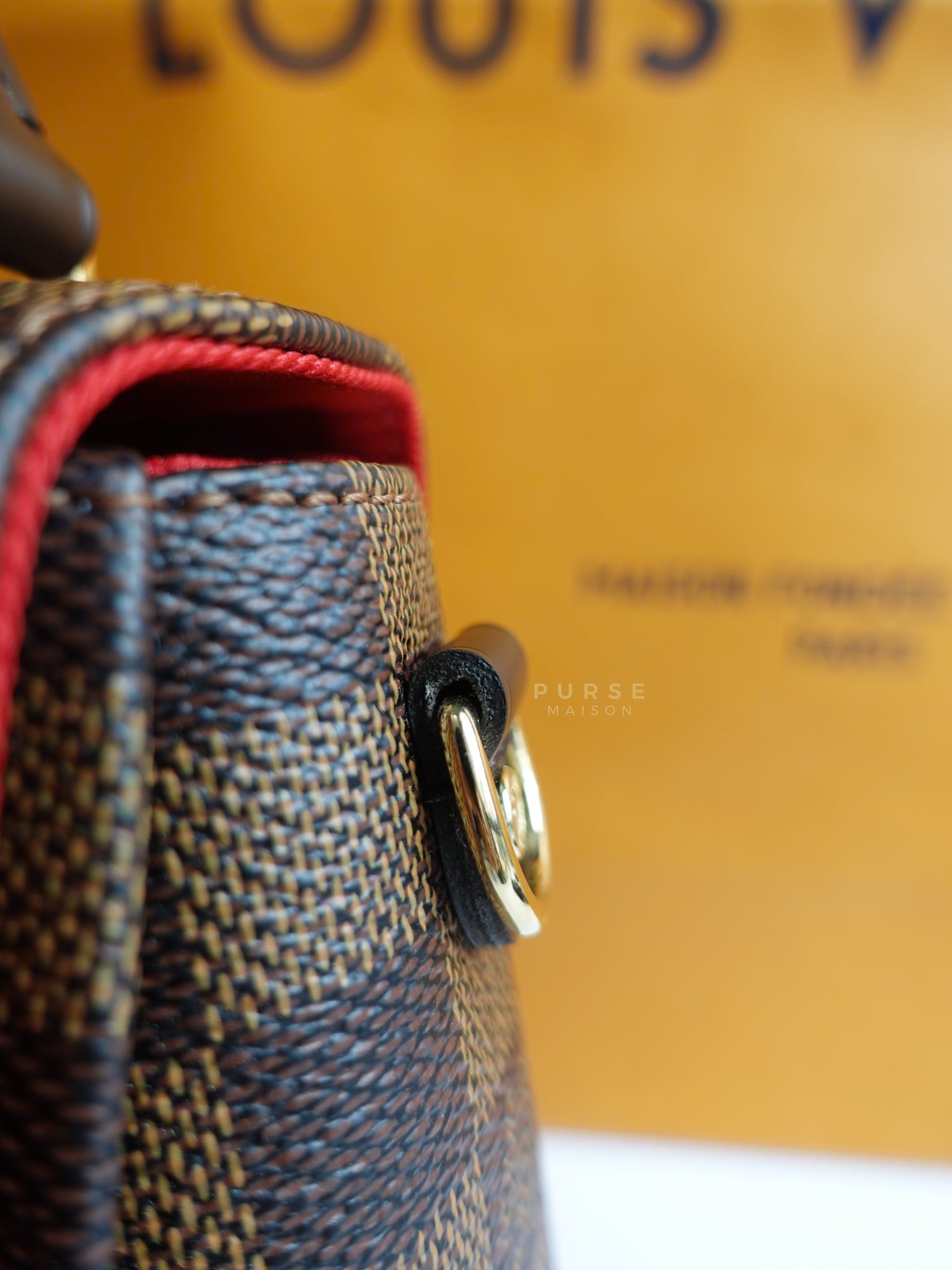 Croisette in Damier Ebene (Microchip) | Purse Maison Luxury Bags Shop
