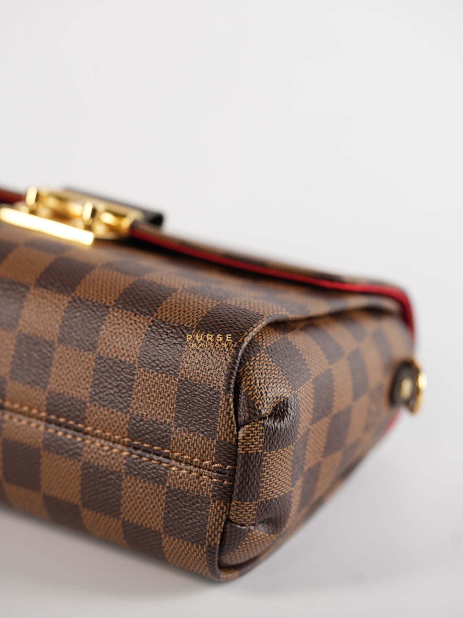 Croisette in Damier Ebene (Microchip) | Purse Maison Luxury Bags Shop