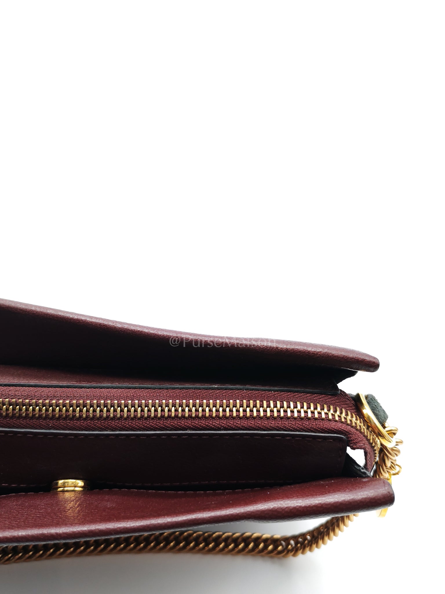 Cross 3 Burgundy in Calfskin Leather Crossbody Bag | Purse Maison Luxury Bags Shop