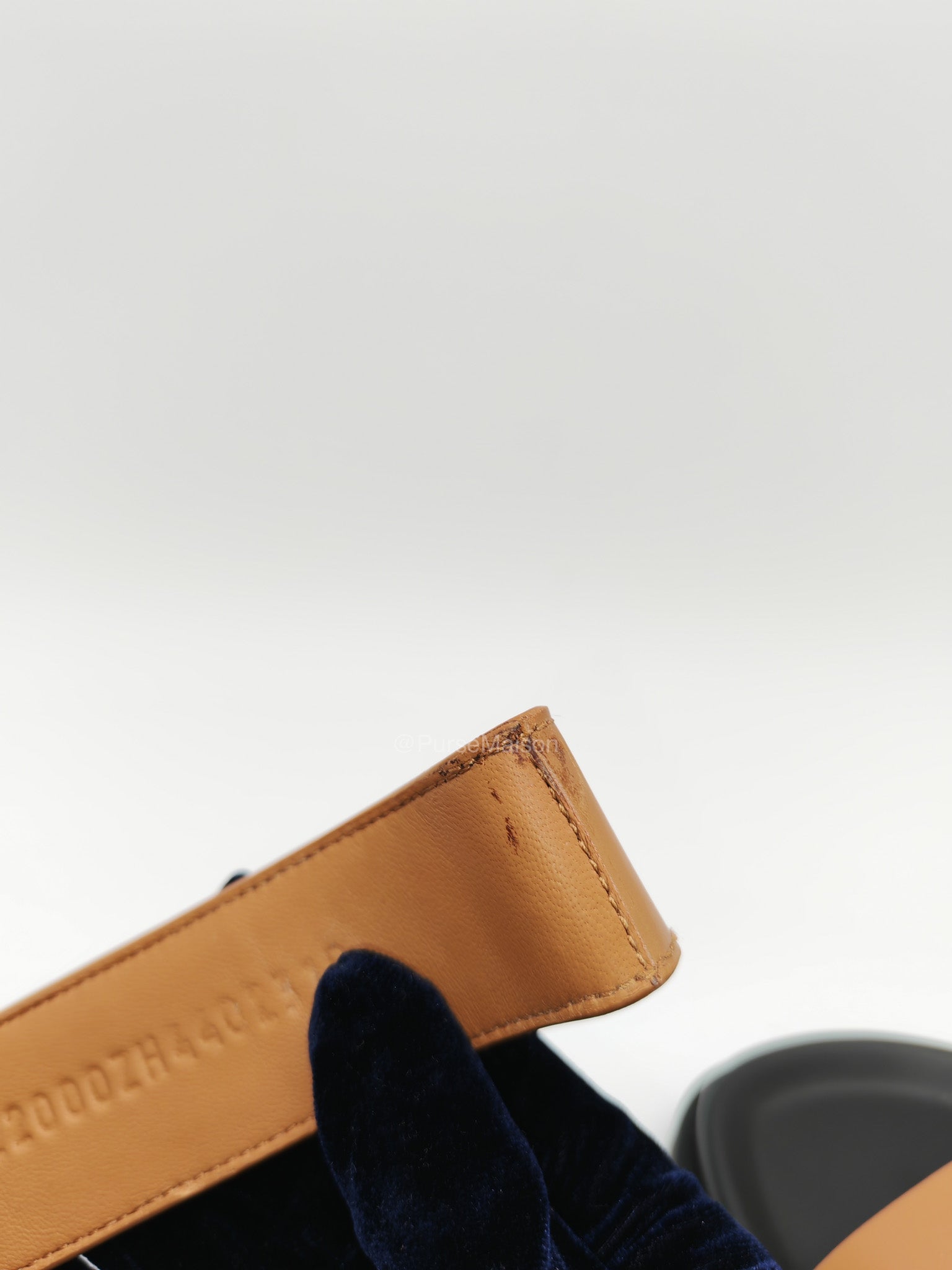 Hermes Chypre Sandal in Naturel Calfskin Leather Size 44 EU (29 cm)
