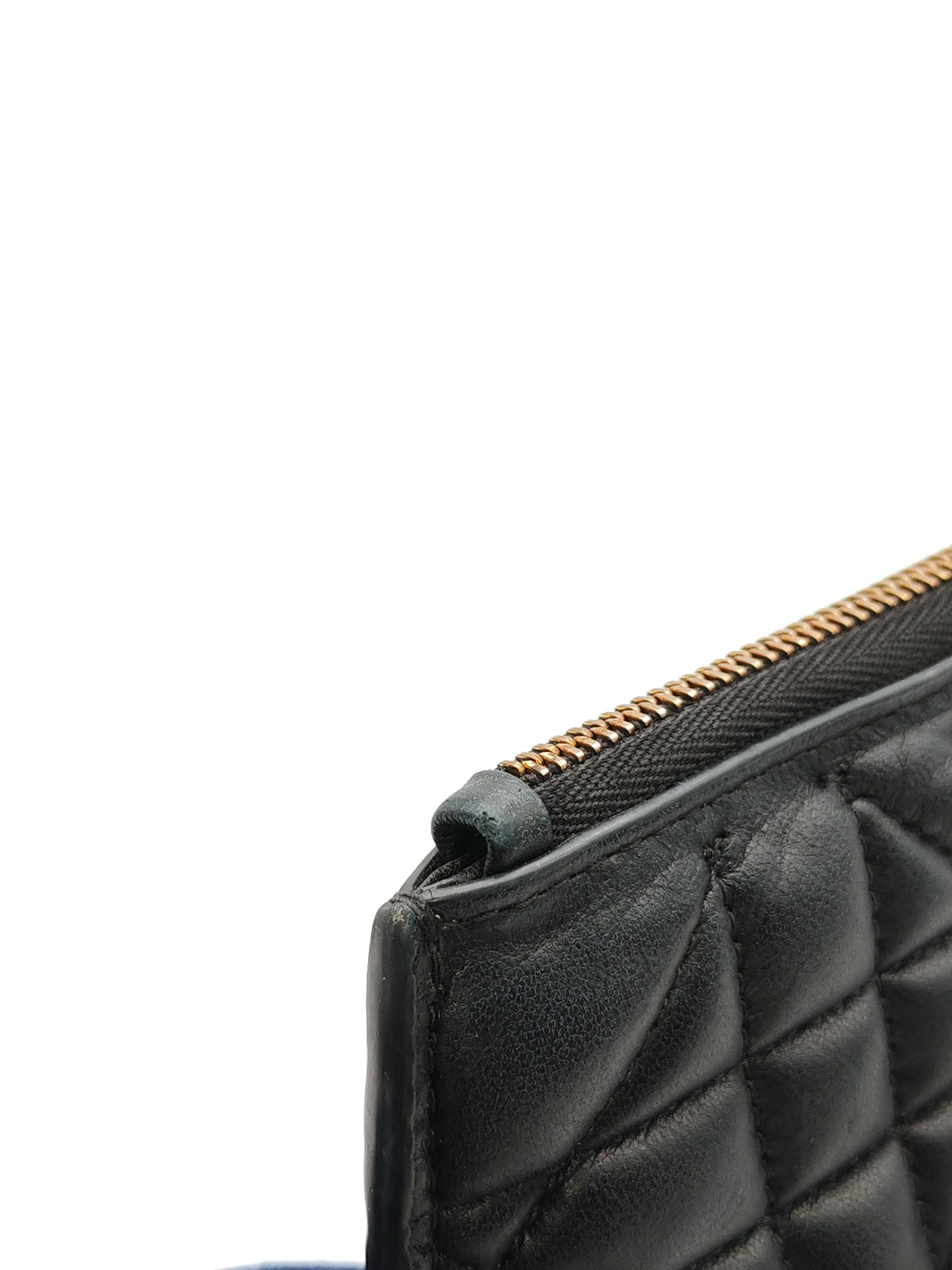 D-Every Large Black Cannage Quilt Lambskin Caro Pouch | Purse Maison Luxury Bags Shop