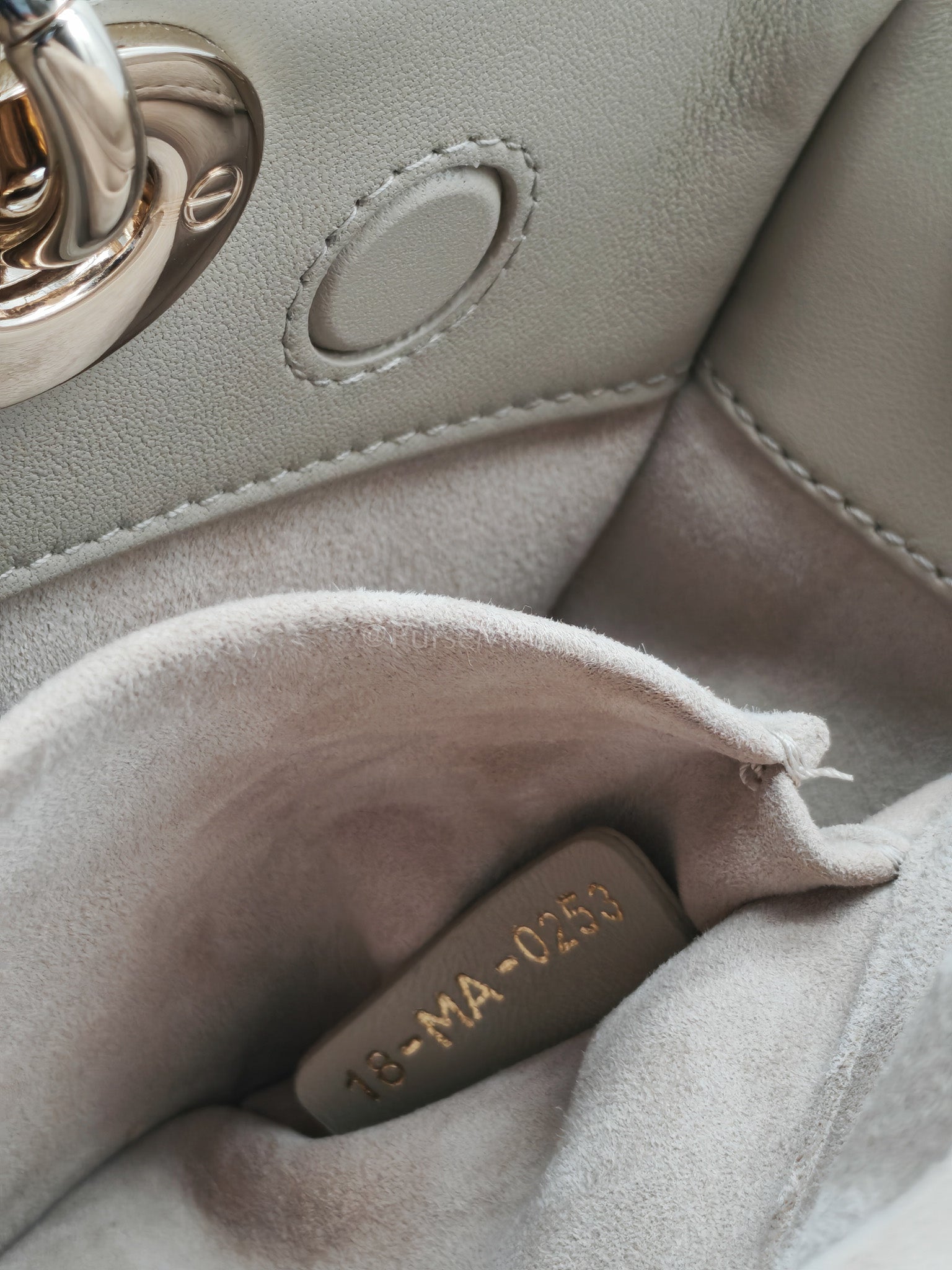 D-Joy Medium Sable Cannage lambskin Leather in Light Gold Hardware | Purse Maison Luxury Bags Shop