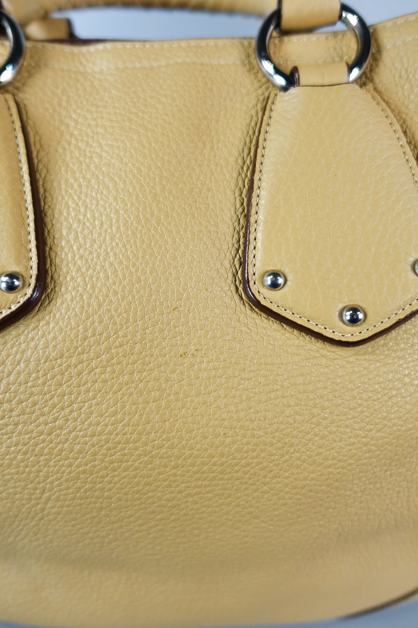 Daino Vitello Braided Handle Open Tote Bag | Purse Maison Luxury Bags Shop